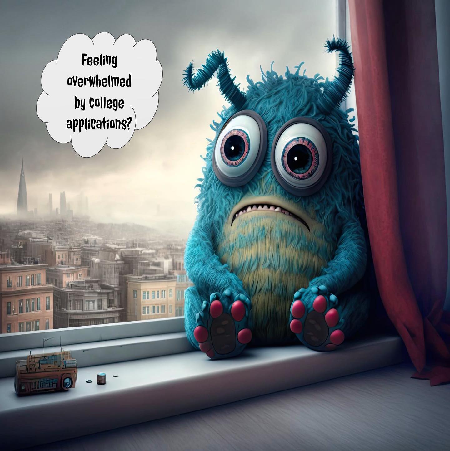 Don’t get overwhelmed. Our monster team can handle it all. #collegeprep #wegotthis #collegeboundcoaching #collegeboundcoachingbyrebecca #collegeboundcoachingbybaharian