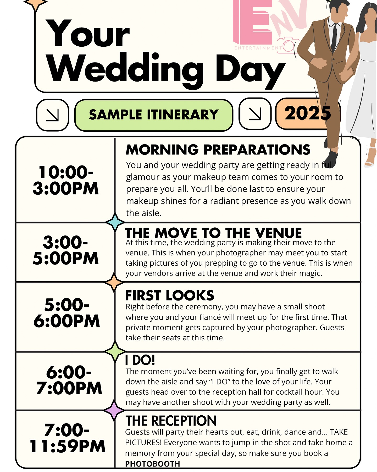 Things all bride and grooms should consider. And don’t forget to get your Photo Booth!
#weddingplanner #nycwedding #nycweddingplanner #photoboothwedding #360booth #mirrorbooth #photoboothrental #photobooth #ınstagood #enventertainmentny #enventertainmentllc #yonkerschamberofcommerce