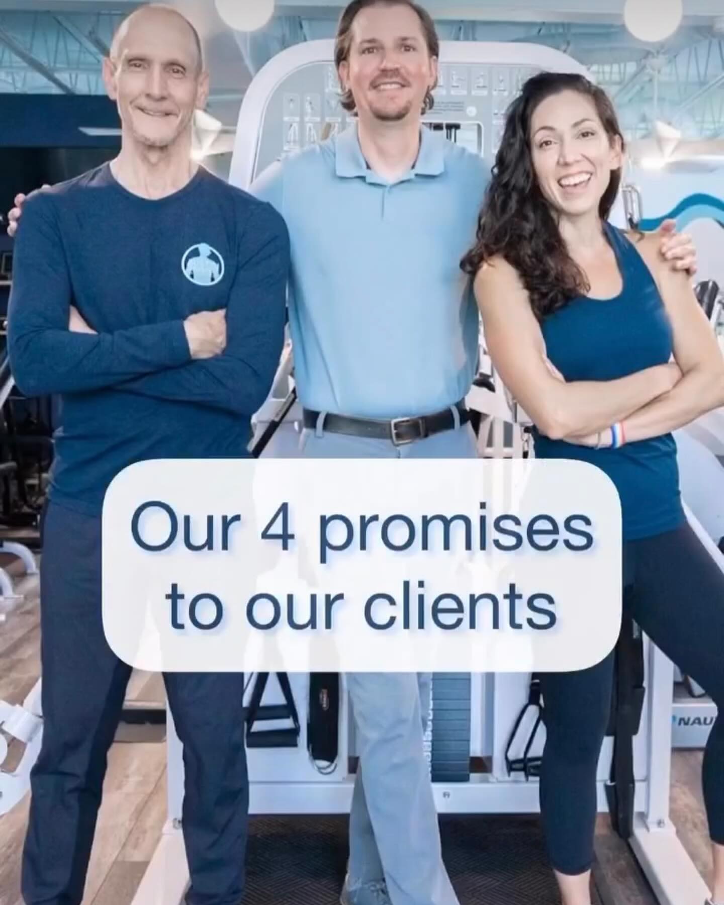 Our 4 promises to our clients are something we take very seriously.
We are Certified Muscle System Specialists. We practice a combination of muscle restoration modalities not found anywhere else in the world. We are a family owned business that cares deeply about your wellbeing.
We are also one of the world’s only Autoimmune & Injury Gyms, specializing in providing fitness services to anyone with autoimmunity, injury, or illness which makes exercise a challenge. We believe everyone must resistance train and we bring that mission to reality.
We serve people who are:
1. Tired of living life with limitations due to pain and movement issues
2. Who need to exercise but fear shame, injury or judgement
3. Weekend warriors who can’t participate in the activities they love due to repeated or nagging injuries
We mean it when we say we treat each client as though they are family.
🙏🏼WE CARE ABOUT YOUR OUTCOMES
🙏🏼WE WILL INTERACT WITH YOU WITH COMPASSION
🙏🏼WE WILL SERVE YOU AS IF YOU ARE FAMILY
🙏🏼WE WILL NEVER GIVE UP ON YOU
.
.
.
.
.
.
#keepingworkoutsweird #austinmusclerestoration #autoimmune #movementismedicine #sportsperformance #healthgoals #nutritioncoach #strengthandconditioning #functionalconditioning #mobility #functionaltraining #strengthtraining #liftlocal #atxfitness #fitatx #austinfitness #atxgym #austinfit #austinpainmanagement #austinbackpain #austinshoulderpain #austinfootpain #austinrehab #musclerestoration #muscleactivation #onestopmuscleshop #fitnesseels