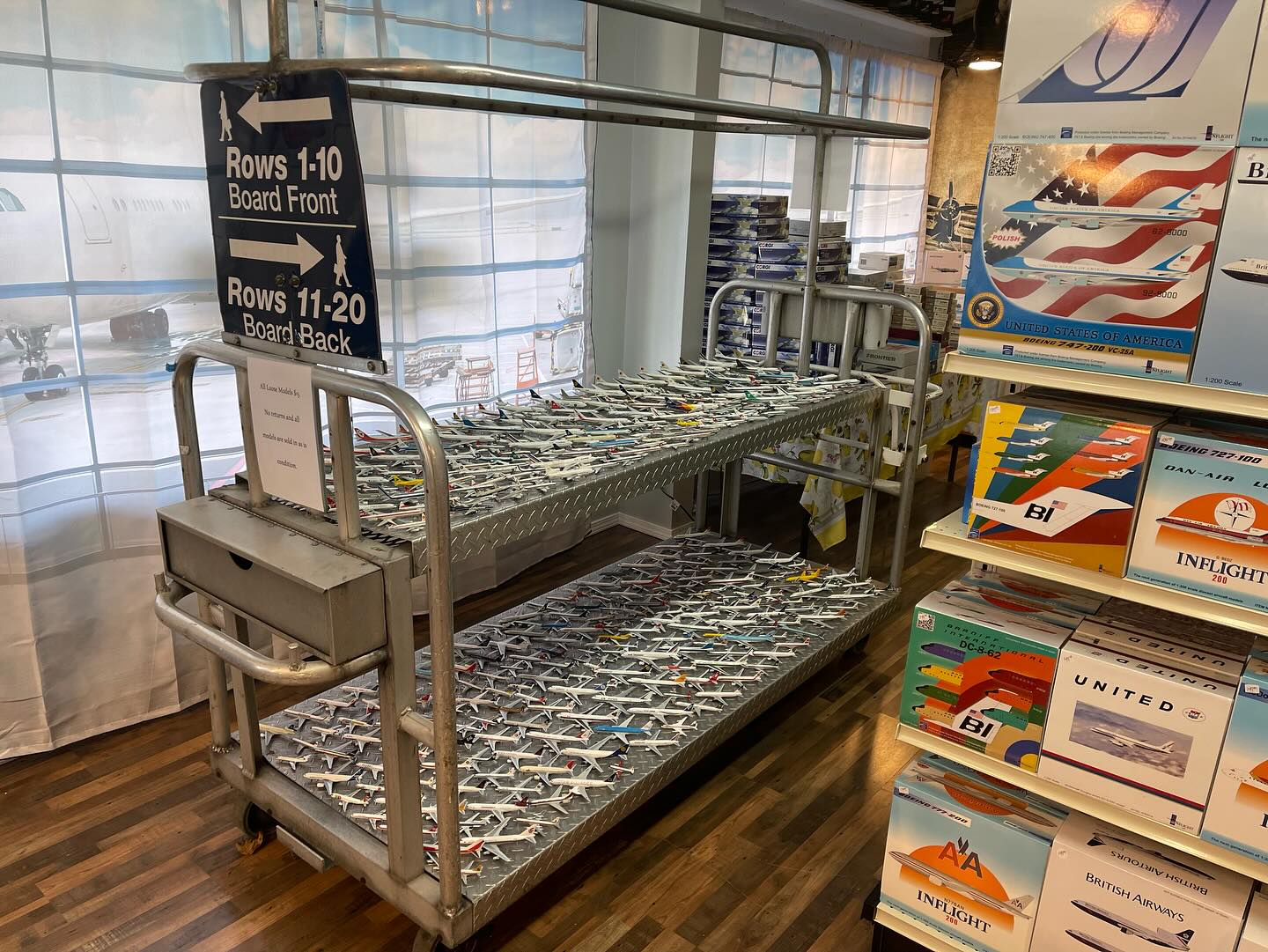 We are all set up for Black Friday weekend, doors open @10, and again for those wanting to dig into the loose model sale please bring your own box or container, and packing material to take home. We also have a bin of damaged models which will be $5 each. And again everything this weekend will be 15% off in store and online. No codes needed online, it will be taken off at checkout. #modelaircraft #modelairliner #geminijets #toddmodels #ngmodels #inflight200 #smallbusiness #tacoma #seattle #tacoma_wa #universityplacewa #lakewoodwa #gigharbor #portorchard #kitsap #thurstoncounty #modelstore #hobbyshop #diecastcollector #corgi #hobbymaster #militarydiecast