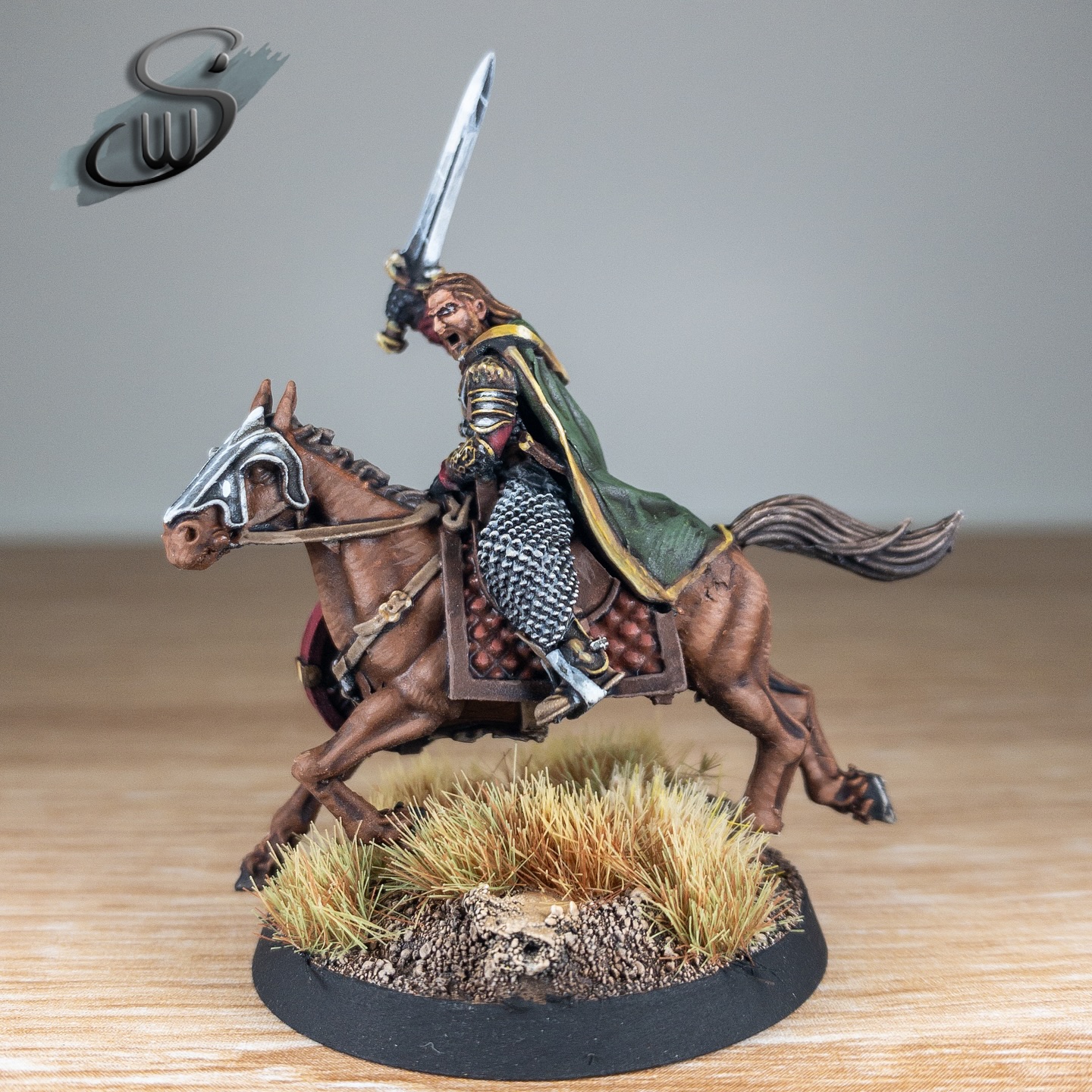 Déorwine, the valiant Captain of the King’s Guard, stood beside Théoden until the bitter end on the Pelennor Fields. A loyal servant of Rohan, he led the charge in the defense of his king and country. Painting this miniature brought to life the courage and honor that defines the Riders of Rohan.
#LordOfTheRings
#MiddleEarth
#MESBG
#LOTRMiniatures
#LOTRSBG
#GamesWorkshop
#MiddleEarthSBG
#MiniaturePainting
#PaintingMiniatures
#TabletopMiniatures
#MiniaturePainter
#MiniatureHobby
#Wargaming
#Deorwine
#Rohan
#RidersOfRohan
#RohanArmy
#MiddleEarthRohan
#LOTRFan
#MiniatureArt
#MiniatureCommunity
#FantasyMiniatures
#InstaMiniatures
#MiddleEarthStrategyBattleGame
#WargamingCommunity
#GeekCulture
#MiniatureCollecting
#TabletopWargaming
#DefendersOfRohan