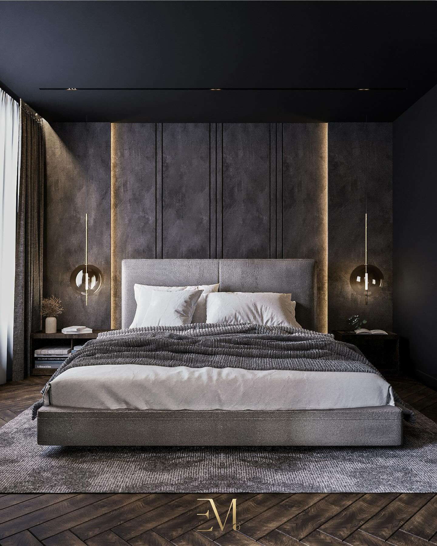 Dark Elegance Redefined
In Smoked Eucalyptus, we embark on the deepest desires of our client and help turn dreams into reality.
We challenged the conventional belief that dark colors make spaces feel smaller. Quite the opposite! The right blend of harmonious tones and carefully proportioned furniture can transform a room into a spacious and cozy sanctuary.
With trust and the unleashing of his deepest desires for a dark interior, we crafted a space that goes beyond elegance—it’s a personalized sanctuary. This modern marvel embraces dark shades, #naturalstone #wood #brass detailing, achieving an exquisite blend of simplicity and #elegance . It’s a testament to the power of design.
Swipe right to witness the magic of Smoked Eucalyptus.
#emdotstudio #emdot #designstudio #gosiablum #designinspiration
#interior #interiordesign #interieur #wonen #luxury #luxurydesign #refinedelegance #luxuryhomes #bedroom #bedroomdecor