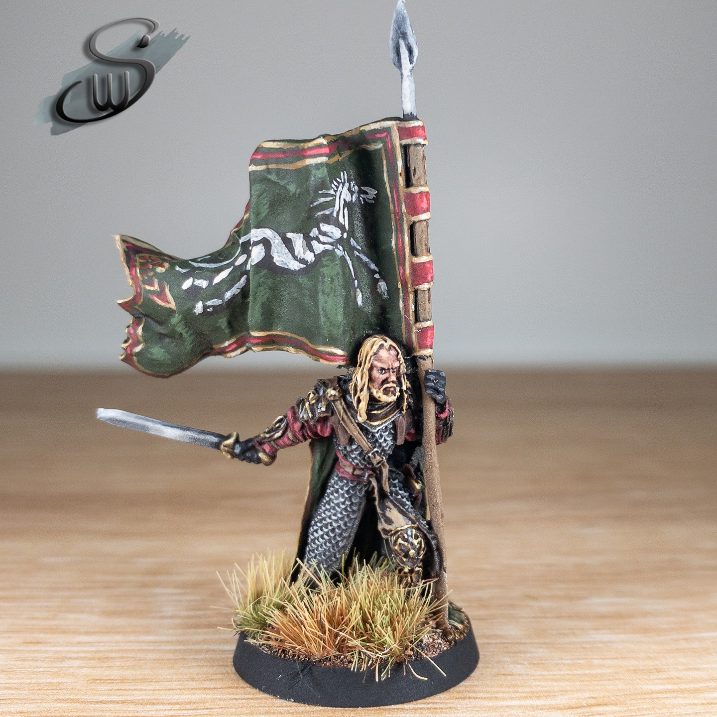 Ever at the side of his liege, Gamling rides with Théoden, sharing in his king’s every danger.
#MiddleEarthStrategyBattleGame
#MESBG
#GamesWorkshop
#MiniaturePainting
#Wargaming
#MiniatureWargaming
#Gamling
#RoyalStandard
#Rohan
#MiddleEarthMiniatures
#TabletopMiniatures
#FantasyMiniatures
#LotRMiniatures
#HobbyPainting
#MiniaturePainter
#WarhammerCommunity
#TabletopGaming
#MiniatureArt
#RidersofRohan
#PaintingMiniatures
#MiniatureHobby
#MiniatureMasterpiece
#WarhammerFantasy
#EpicMiniatures
#GeekCulture