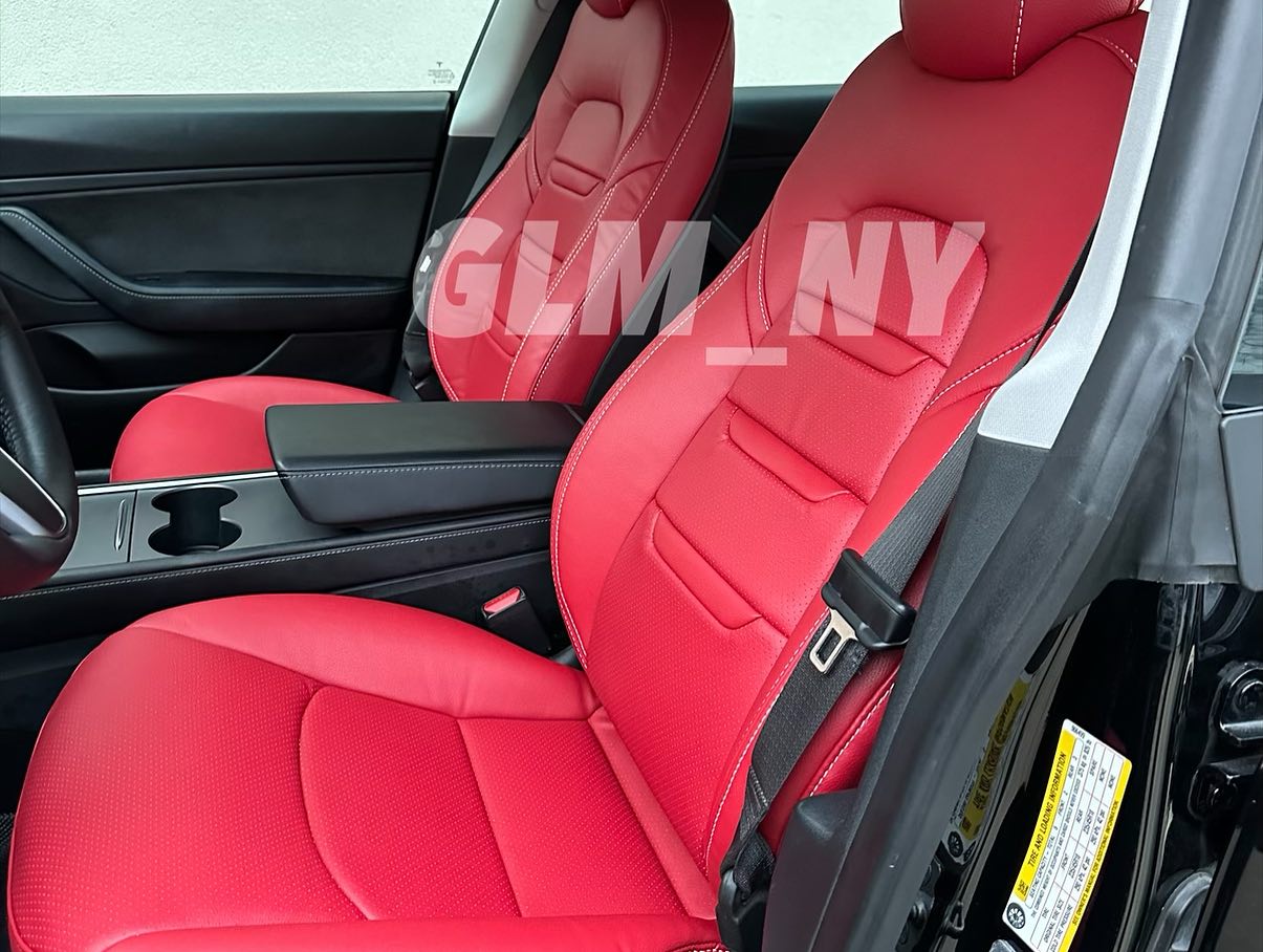 Hey #tesla owners - it doesn’t have to be black or white!! Come and see us for a custom interior consult or bring us your #tsportline kit for installation!
#model3 #teslamodel3 #leather #red #tesla3