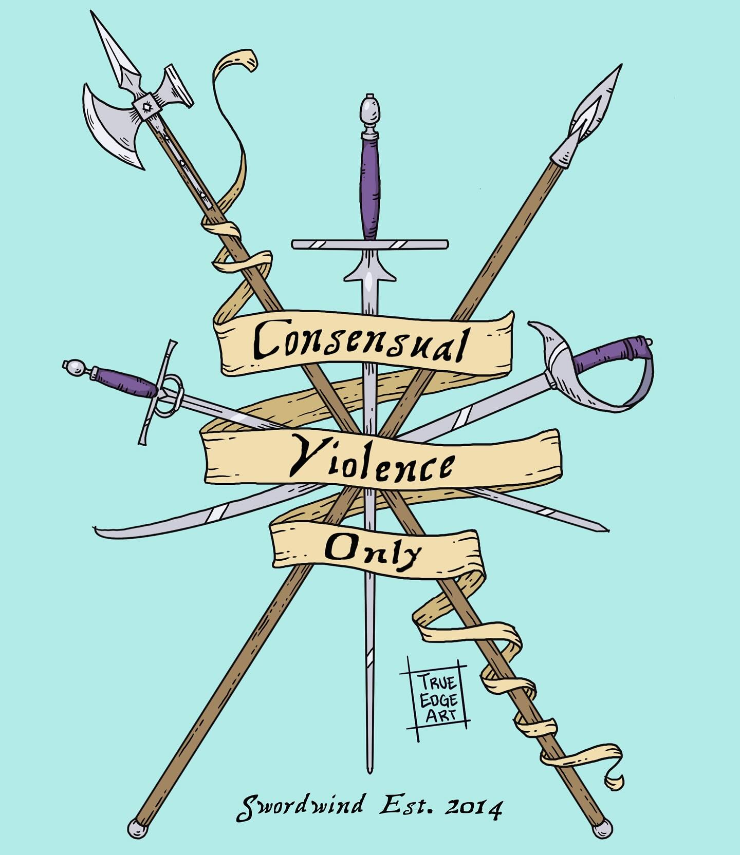 Just opened up for commissions again! If you’ve got something you’re interested in - let me know!
🖤⚔️🖤
Loved creating this commission for @swordwind_historical ! It’s always a joy to be contacted by different HEMA groups across the country and beyond. It makes me happy so many people are finding connection and joy through swordfighting!!! And that they like my art enough to get a commission… 🥰 never gets old drawing weapons! 🔪⚔️🗡️💣🪓🔥