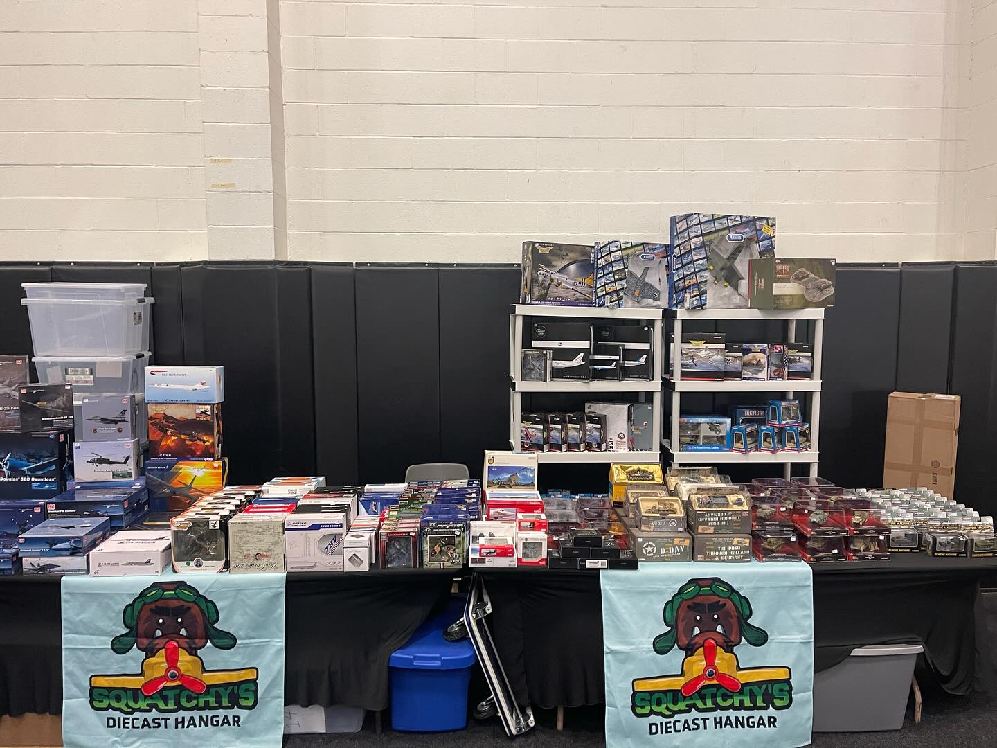 We are set up at the IPMS Spring show. Locals come@on down tomorrow just looking at other vendors there is a lot of stuff to be had. If you are a plastic modeler there is so much stuff and at great deals. That’s just the vendors! The participants in the model contest are way more talented than I will ever be, the attention to detail is crazy! So come on down it’s 9-4 tomorrow at the Renton Community Center. #ipms #ipmsseattlespringshow #plasticmodel #modelairplane #tacoma #seattle #hobbyshop #diecastairplanemodels #veteranownedbusiness #modelstore #geminijets #hobbymaster #corgimodel #universityplacewa #lakewoodwa #piercecounty #rentonwa