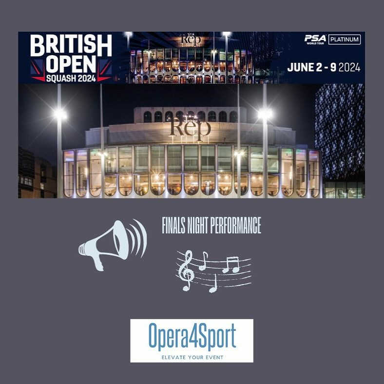Looking forward to taking the stage @therepbirmingham for The British Open Squash Finals 2024 in June. It should be EPIC! 🤩🎙️🎵
@psaworldtour @therepbirmingham
#opera4sport #elevateyourevent #livemusic #tenor #squash #tntsports #squashtv