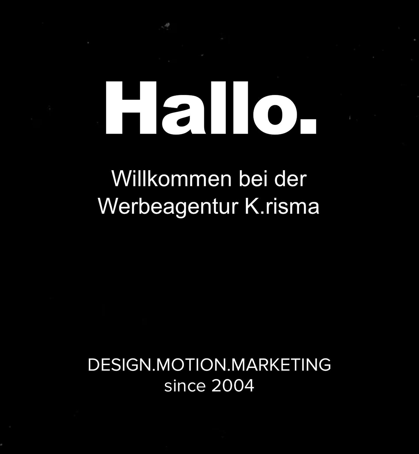 20 Jahre K.risma! Ein grosses DANKE an alle, die seit dem 1. April 2004 den Weg mitgegangen sind! 🖤
#design #motion #marketing #krisma #werbeagentur #göttingen