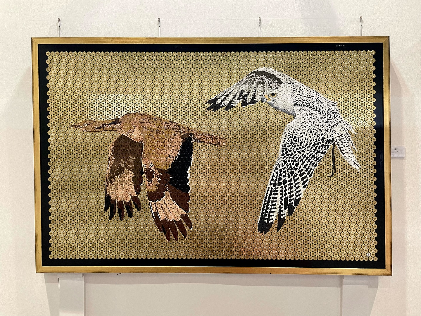 “Prey” - 179cm x 119cm
Gyr Falcon and MacQueens bustard
Edition of 3
.
.
.
.
.
.
#shotgun #shotgunshell #hunting #falcon #falconry #falconrylife #abudhabi #abūdhabī #dubai #dubaï #dubailife #dubai🇦🇪 #gyrfalcon #hunt #huntingseason #arab #arabic #arabian #arabsaudi #saudi #saudiarabia #saudistyle
