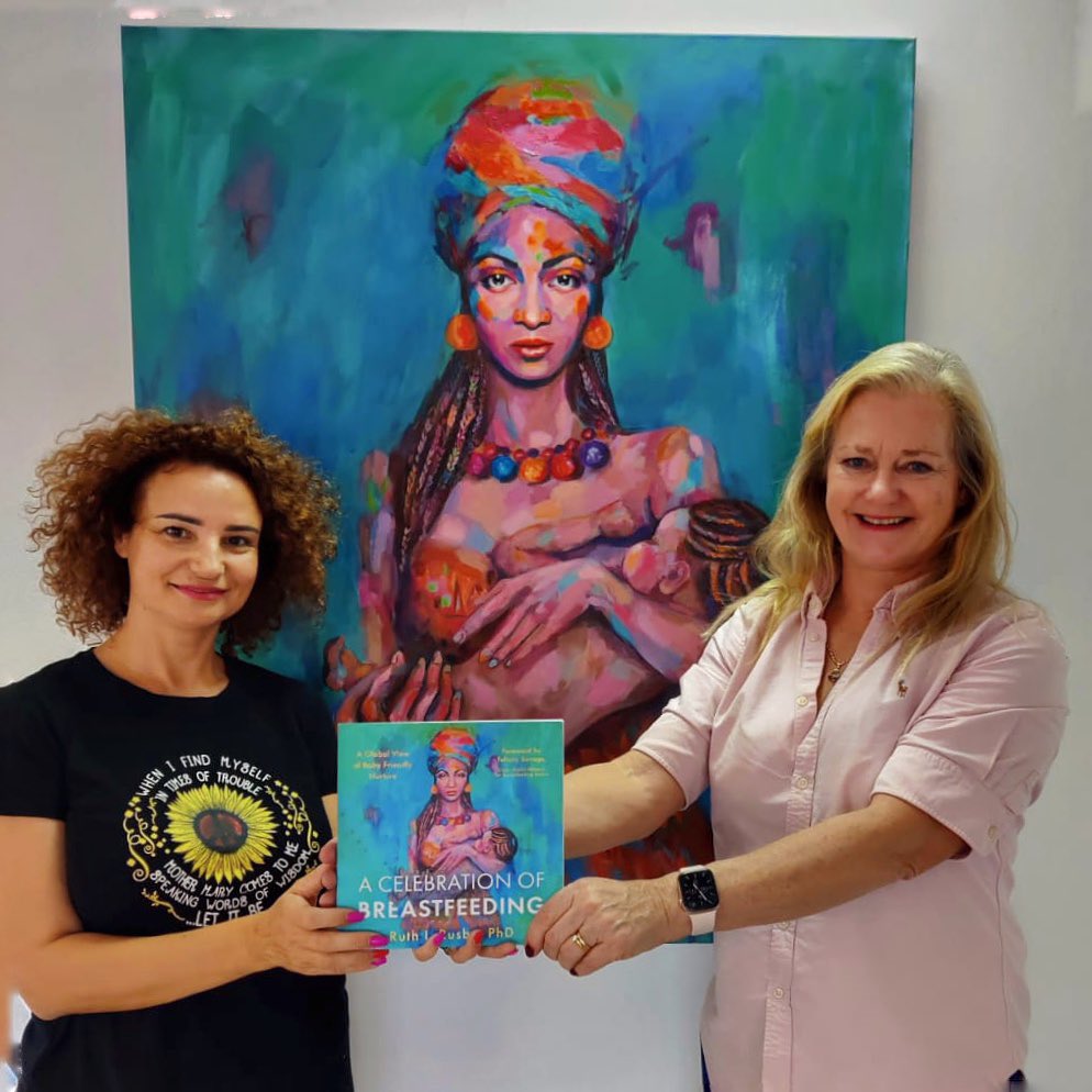 So happy I managed to meet up with Ramona and the beautiful woman of the book cover…
#breastfeeding #motherlove #babyfriendlyhospitalinitiative #who_unicef_babyfriendly