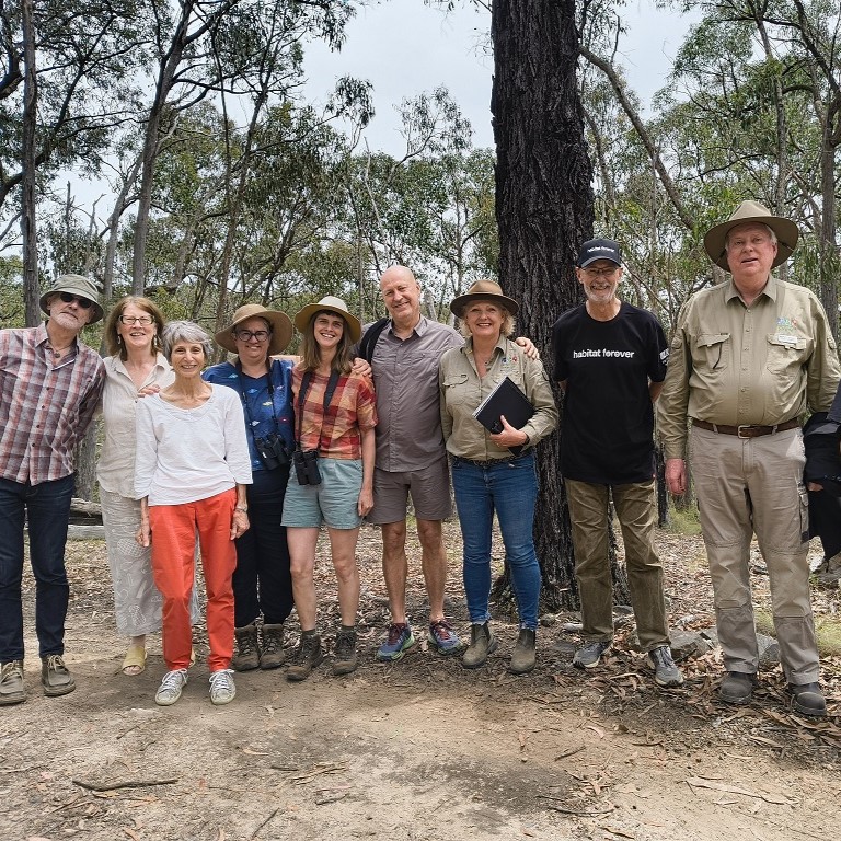The Co-op will soon be one of the larger covenanted properties in Victoria, with the recent signing of the deed and Land Management Plan. We celebrated by hosting the Trust for Nature Board Chair and CEO for lunch and a walk around the property.
Read about it on our website: https://www.roundthebend.org.au/single-post/habitat-forever.