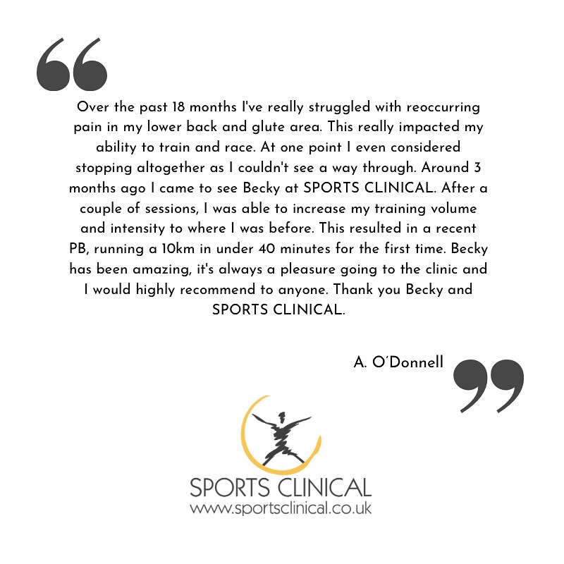 I’m really going to miss my clients when I’m off 🥹 getting reviews/ feedback txts are so heart warming!
Our new Therapist Dan has been welcomed in to the clinic and is working at SPORTS CLINICAL for several days over August before he takes over from Bex for 6 months from 16th September. If you’d like an appointment with him, please let us know!
