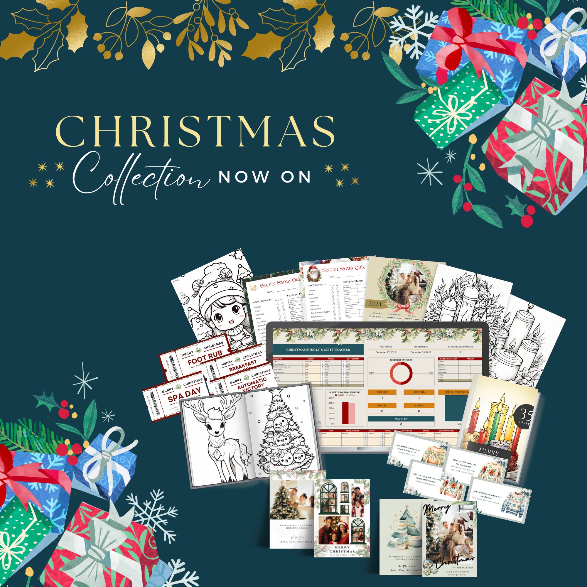 🎄✨ Our Christmas Collection is Here! ✨🎄
Get ready to deck your digital halls with Mindful Digital Products' special Christmas Collection! From holiday-themed planners to festive family fun, we have everything to make your season merry and organized.
Whether you're planning your holiday gift shopping, looking for some Christmas fun activities with the family, or sending personalized cards to loved ones, our collection is designed to add joy and mindfulness to your festive preparations. 🎁
Swipe to see our favorites and tap the link in bio to explore the full collection. Let's make this holiday season the most organized and joyful one yet!
#christmascollection #festiveplanning #digitalholiday #mindfulcelebration