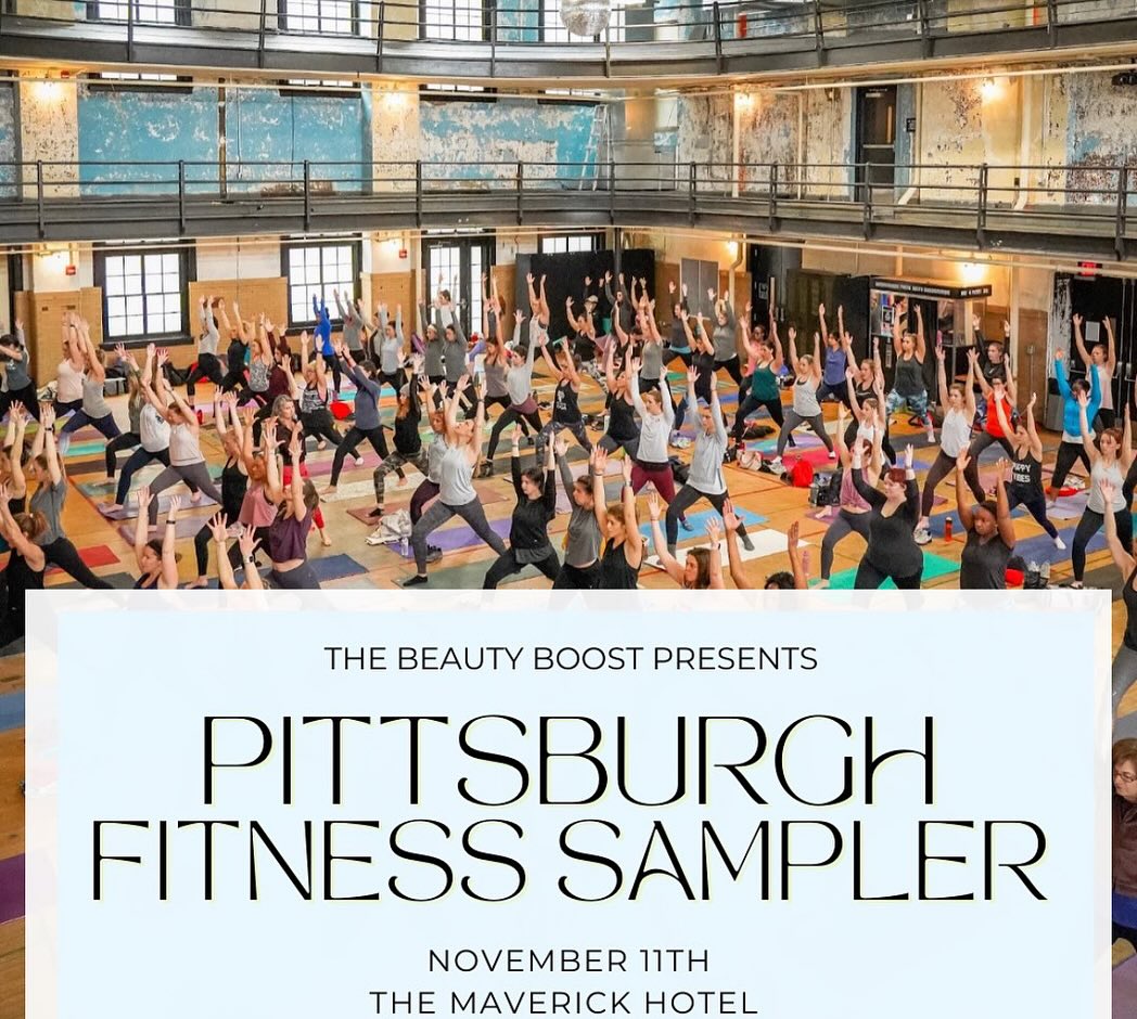 CLOSED***TICKET GIVEAWAY! 🧘🏾
@thebeautyboost_pgh is bringing your favorite local studios together to give you 25-minute back-to-back workouts like yoga, kickboxing, barre, a sound bath, and more at The Fitness Sampler event on November 11th at @maverickhotelpgh @thegymnasiumpgh. Try a few, or try them all! In between your sweat sessions, enjoy health + wellness experience stations and shop local businesses.
Win a free pair of tickets for you and a friend!
How to Enter
1. Follow
@girlsrunningshit
@thebeautyboost_pgh
2. Tag a friend in the comments who you'd want to bring to the Fitness Sampler!
3. Post this giveaway to your stories
And that's it!
Winners will be announced 10/27 🧘 Good luck💖