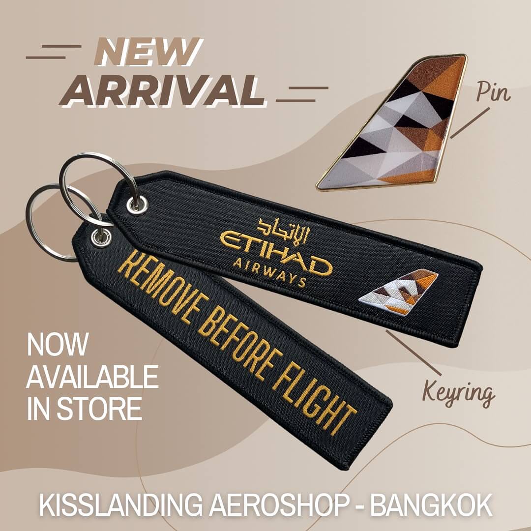 New arrival for Etihad Airways fans! We extend our crew collections.
Pins and keyrings 180 THB only.
Visit our store in Bangkok, Times Square mall @ Asoke
Open everyday 10.30am to 7pm
7 days a week! ❤️
#pilotshop #aviationshop #aviationlovers #flying #thaiaviation #thaipilots #flightcrew #aeroshop #aviationcrew #aviationgifts #giftsforpilots #pilotlife #pilotlifestyle #pilots #aviationlovers #etihadcabincrew #etihadcrew #etihadlovers #qatarairwayscabincrew #etihadpilot #arabiaviation #bangkokaviationcenter