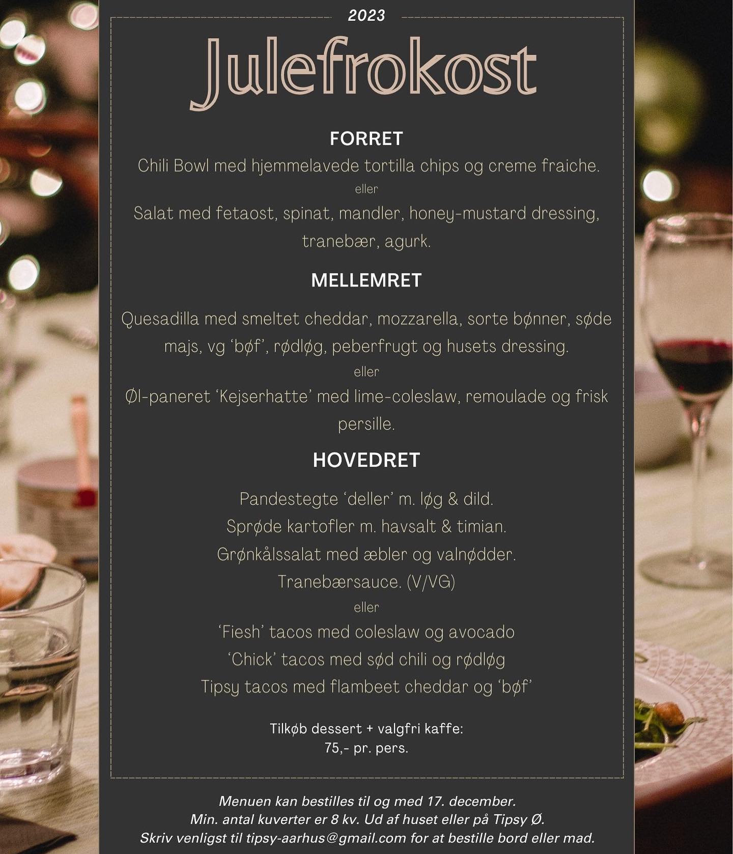 Så er vi klar med julefrokost menu 🧚♀️
#julefrokost #endelig #juletid #hyggetid #aarhus #veganskjulemad #veganskelivretter #vegetariskmad