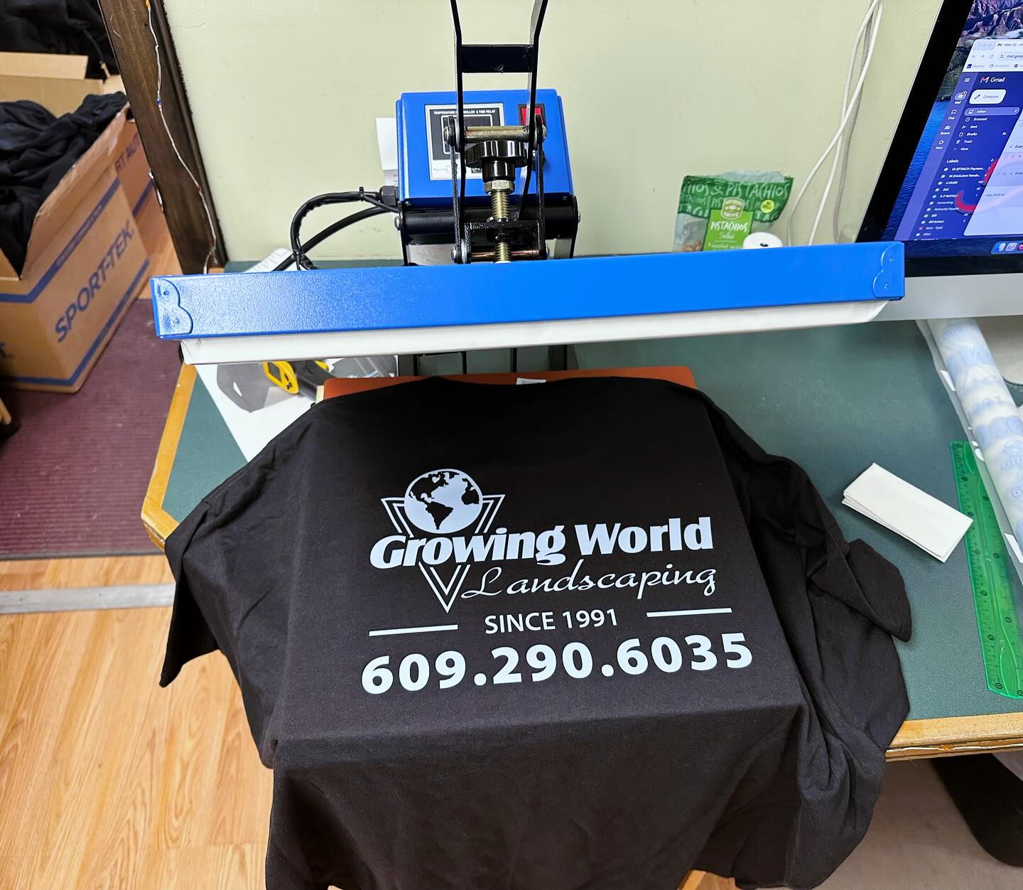 Hot off the heat press! Did you know that we offer shirt printing?
#shirtprinting #heatpress