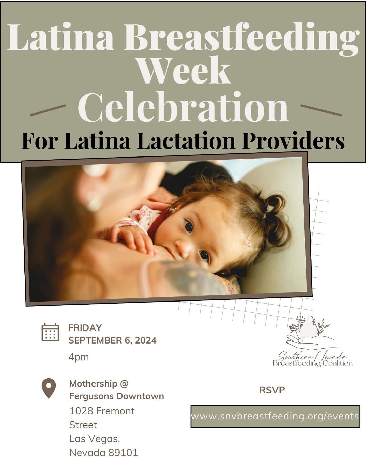 Posted @withregram • @snv_breastfeeding_coalition Join us this Friday as we wrap up our breastfeeding celebration with Semana de la Lactancia Latina. This years theme Reclamando Nuestra Cultura Por Medio de la Lactancia (Reclaiming Culture Through Lactation).
This event is for Latina lactation providers
#2024LxBW #2024SLL #2024LatinxBreastfeedingWeek #2024semanadelactancialatina