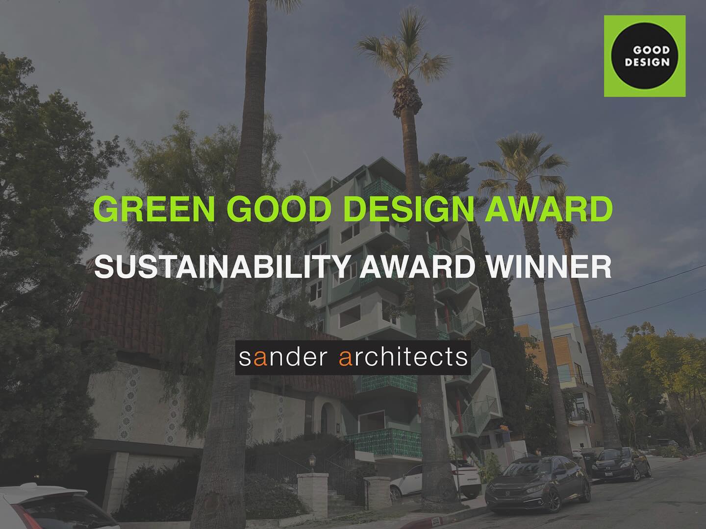 Our project "Homes for the Future" (in collaboration with @maisonsusgenix) has won the Green Good Design Sustainability Award 2024! @gooddesignawards Green Good Design was originally founded in Chicago by Eero Saarinen and Charles & Ray Eames.
At Sander Architects we are big believers in making excellent design that is also #ecofriendly . We also believe in respecting reasonable budgets to achieve the perfect trifecta of aesthetically-pleasing, planet-friendly projects built at an efficient cost. To receive this award is confirmation we are on the right track!
-
-
-
-
#sustainabledesign #sustainablearchitecture #affordablehousing #multifamilyhousing #apartmentdesign #greenarchitecture #designawards