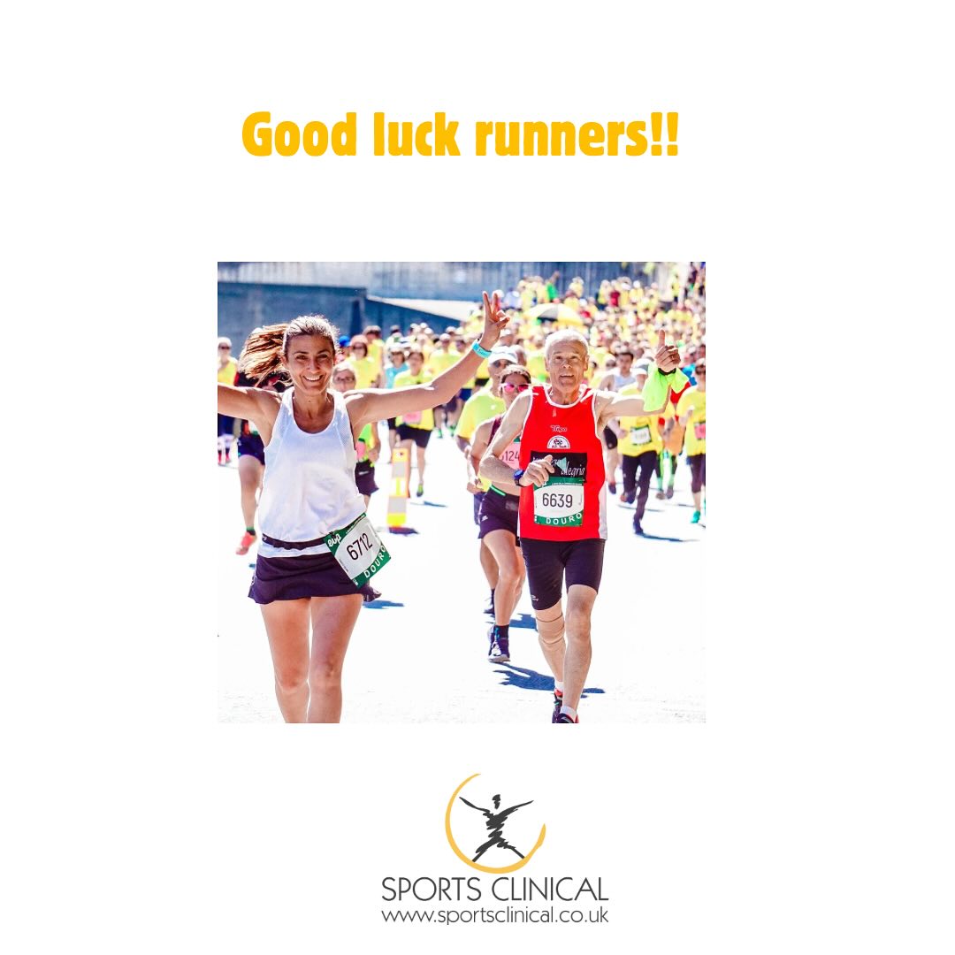 Busy week in clinic with a lot of runners getting their last sports massage or getting rid of any last minute niggles before their races. Marathon season kicks off this weekend with Manchester then London the following week and have had a few runners who are competing in the Lincoln 10k on Sunday.
All the hard work has been done, focus on what you can (mainly sleep, rest, fuelling well and avoiding anyone with a lurgy 🤧) but more importantly enjoy every single second of the race - you’ve worked hard for this! Smile every mile 😀