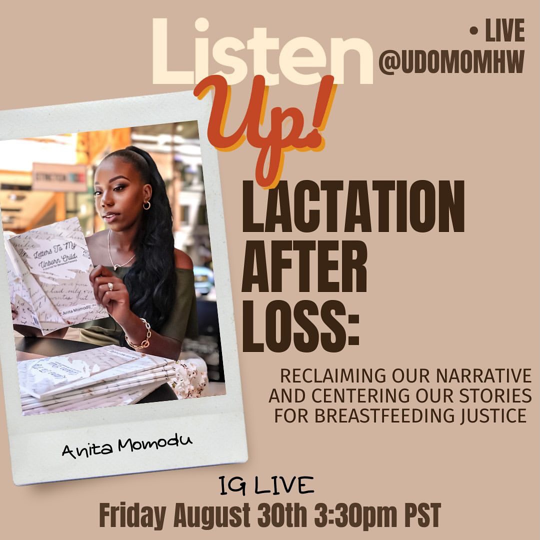 Posted @withregram • @snv_breastfeeding_coalition Join Anita today, August 30th at 3:30pm for a powerful and heartfelt discussion on ‘Lactation after Loss: Reclaiming Our Narrative and Centering Our Stories for Breastfeeding Justice.’ Whether you’re a mother who’s experienced loss, part of the Black breastfeeding community, or a healthcare provider, this live is for you. We’ll come together to inspire, educate, and support one another on this unique journey. Let’s reclaim our stories and ensure our voices are heard. Bring your questions, share your stories, and be part of this empowering conversation. 🌸💪
#BlackBreastfeedingWeek #LactationAfterLoss #BreastfeedingJustice #ReclaimingOurNarrative #angelmom #lossmom #angelmom #ListenUp #worldbreastfeedingmonth