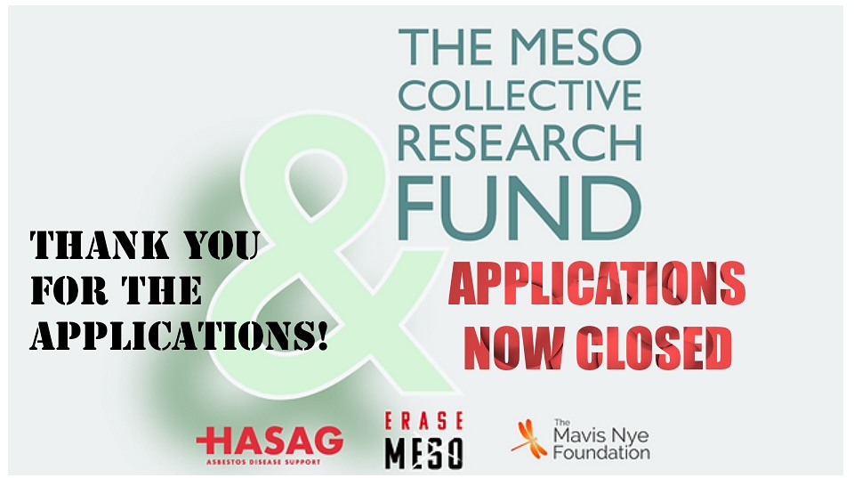 Thrilled to receive such a brilliant response.
Thank you to everyone who applied.
#mesothelioma #asbestos #mesoresearch @team_hasag @mavisnye
