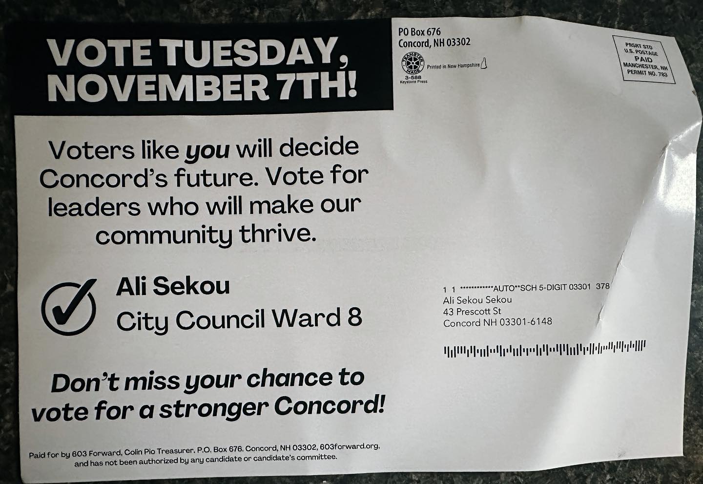 Tomorrow, November 7, is such an important day for all of us because it is Local Government Elections Day, which is the most important election that impact our day to day life.
You get to elect your Councilors.
If you live in Ward 8, I would be honored to have your Vote. Please reach out if you have any questions. Thank you and see you at the Polls. Please Vote, vote and vote.