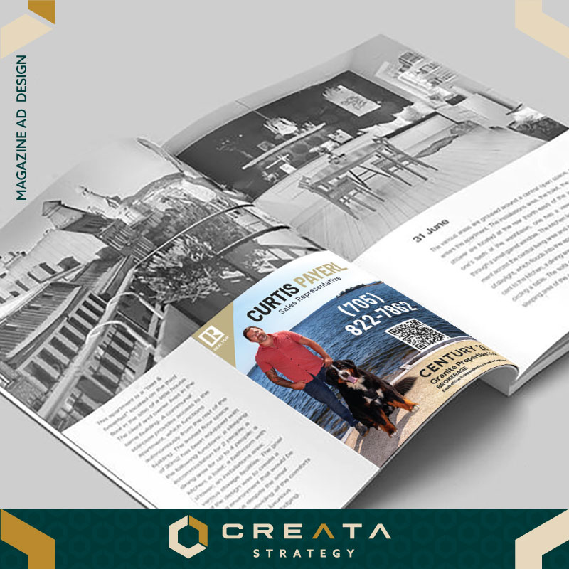 Magazine Ad Design
#magazineadvertising #Ontario #ParrySound #newbusiness #muskoka #graphicdesign #Strategy #strategicbranding #brandidentitydevelopment #custombrandingdesign #brandstrategymatters #logodesigninspiration #brandidentitylogo #apprisal #realstate