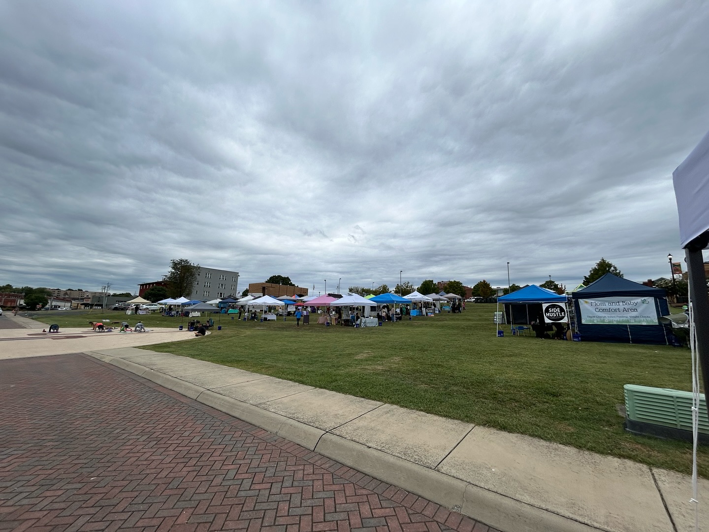 Come join us! The rain has cleared and vendors are set up! We’d love to see you here today!