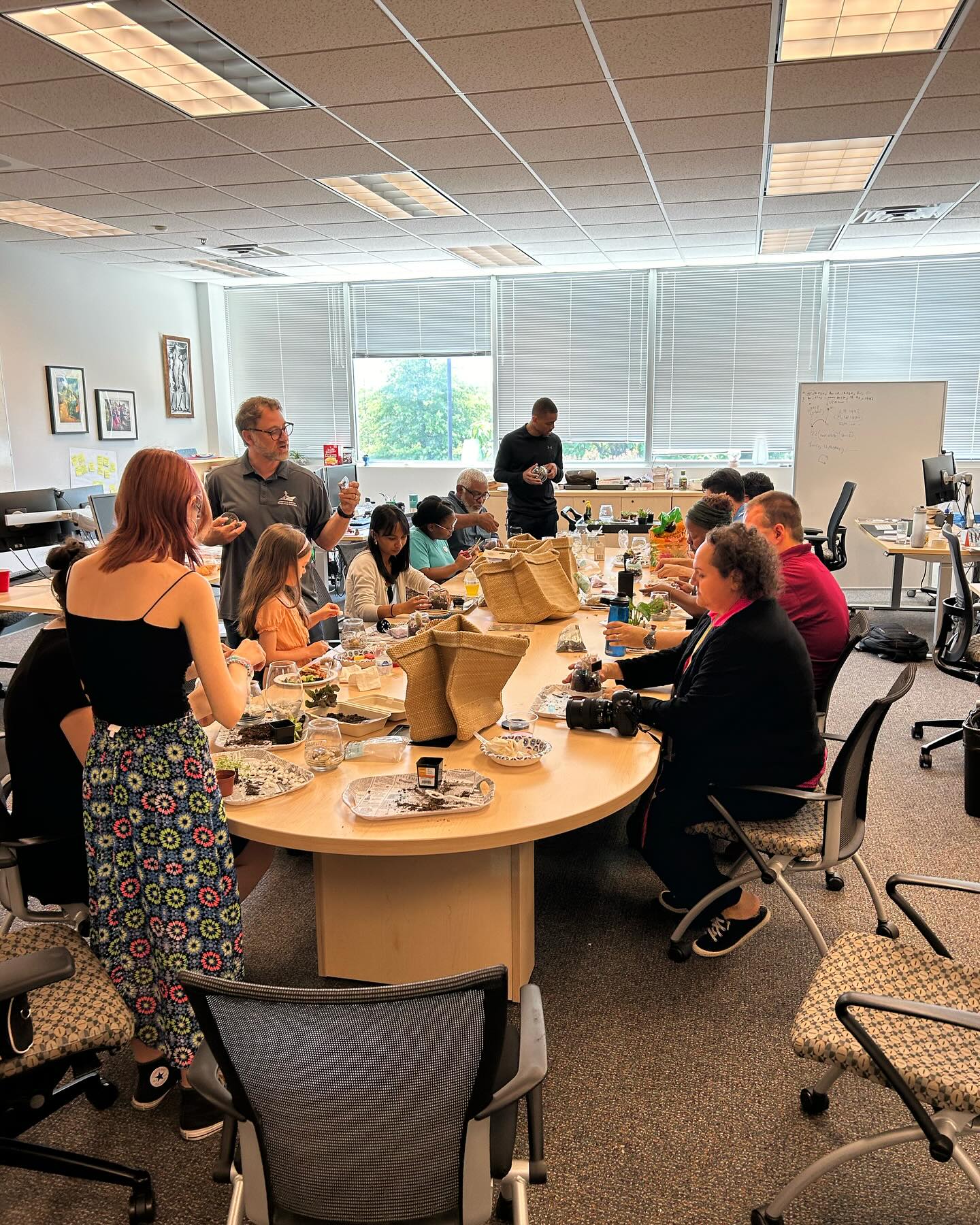 Planting a little joy in a tiny #terrarium to wish our summer #nsffunded #reu students the best as they leave Storymodelers to return to their home universities. Scientists + 🪴 = 🥰 #plantsmakepeoplehappy #plantlife