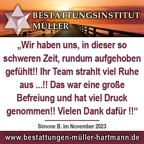 #danke für die tolle #bewertung !!! 🙏 Für einfühlsamen Beistand im Trauerfall … 🌿 Wir sind 24 Stunden in #donaueschingen für Sie da ! Ihr Bestattungsinstitut Müller .. #24h #soforthilfe #durchgehendonline #immererreichbar #erdbestattung #feuerbestattung #seebestattung #beistand #trauerfeier #bestattungsvorsorge #überführung #bestattungsinstitut #donaueschingen #bräunlingen #baddürrheim #kundenfeedback #rezension #googlerezensionen #googlebewertung #bewertung #kundenbewertung #5sterne www.Bestattungen-müller-hartmann.de