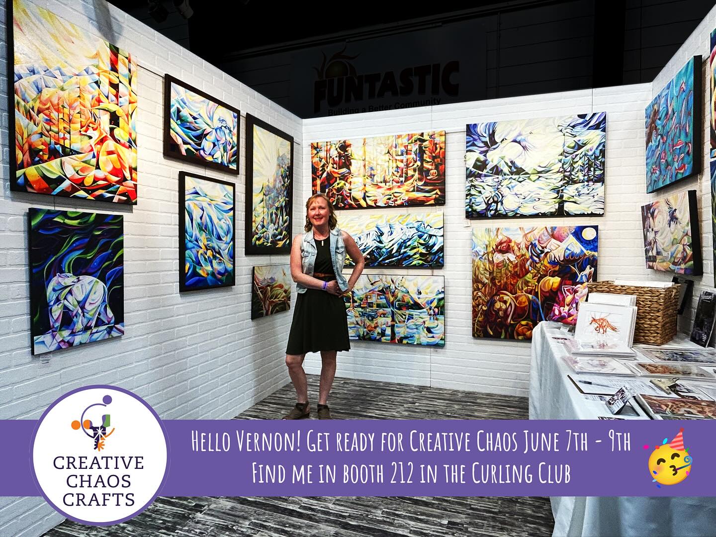 This time next week I’ll be setting up and getting ready for some @creativechaosvernon 🥳
#artshow #creativechaos #vernonbc