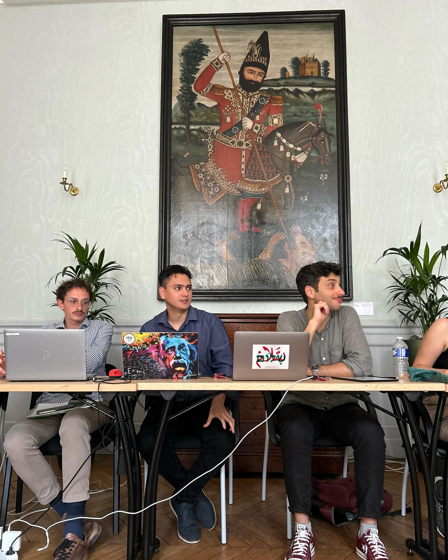 Today, @jhon_gbm presented on the data cleaning and analysis he’s been helping a UC Berkeley team develop to understand historic census records of Greeks in Ottoman Empire Turkey. And, because he’s fancy, he