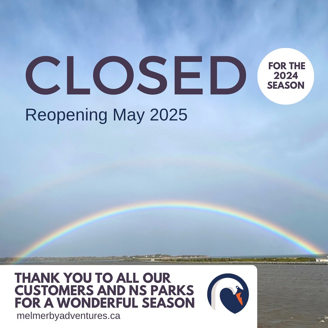 Wow summer 2024 was a wonderful season! A huge thank you to @novascotiaparks , our customers, our excellent summer student and everyone who helped out in-between, we look forward to re-opening for a 4th season in May 2025!