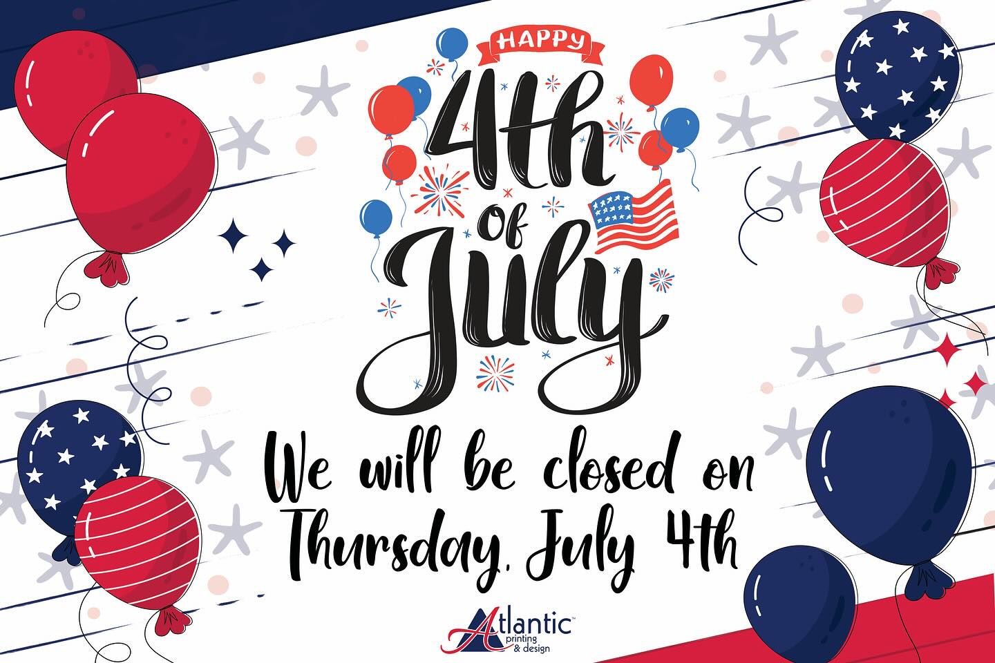We are closed the 4th of July and the Tom’s River office is closed on the 5th but the Manahawkin and Ocean offices are open on the 5th. Enjoy your holiday!