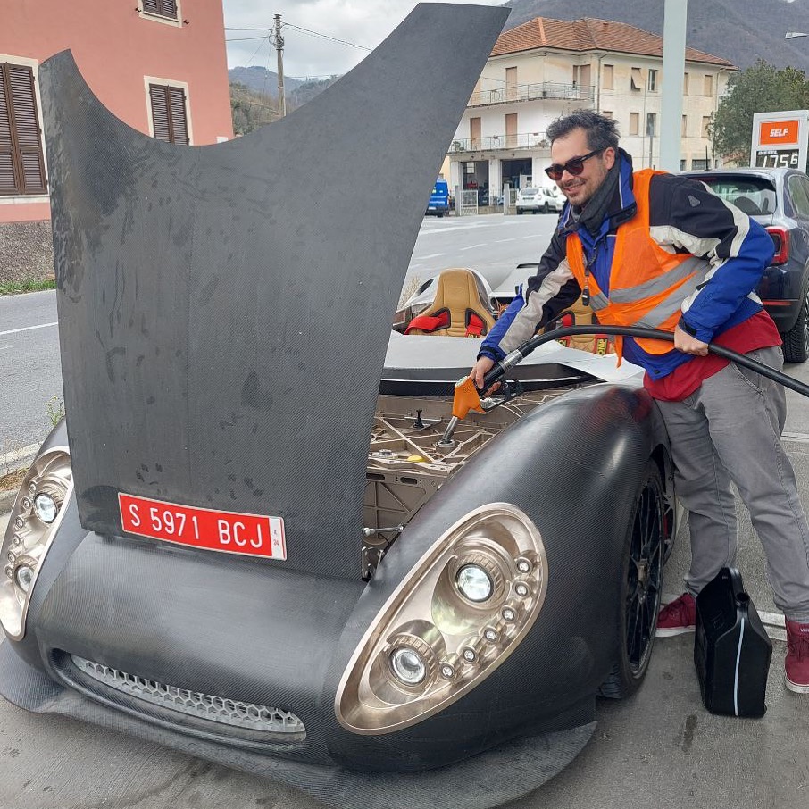 Surprisingly economic on fuel ;) ! #corbellati #missile #corbellatimissile #barchetta #coupe #targa #weapon #hypercar #hypercars #supercar #supercars #luxury #luxurycars #jewelry #handmade #fast #fastestcarsintheworld #records #record #unique #billet #machined #cnc #carbonfiber #becauseracecar #custom #custommade #construction #work #heavyequipment