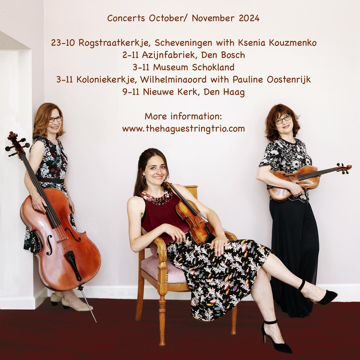 Looking forward to some great concerts this Autumn including collaborations with @kseniakouzmenko, @paulineoostenrijk and @lisette_huizenga
Check out our website agenda for more information đ đ¶ đ» đ