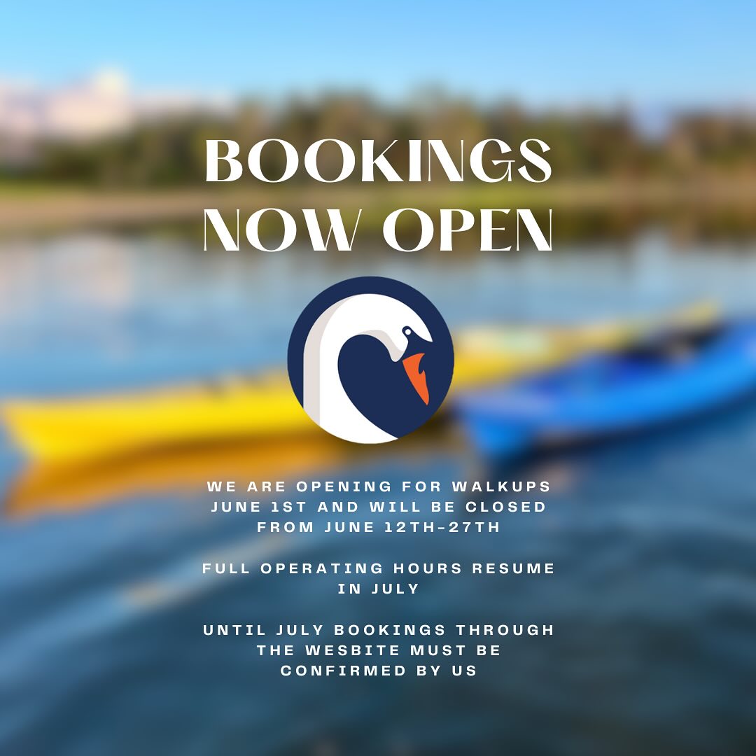 Our bookings are now open! Until we resume regular operating hours for our peak season we will manually accept booking requests made through our booking platform