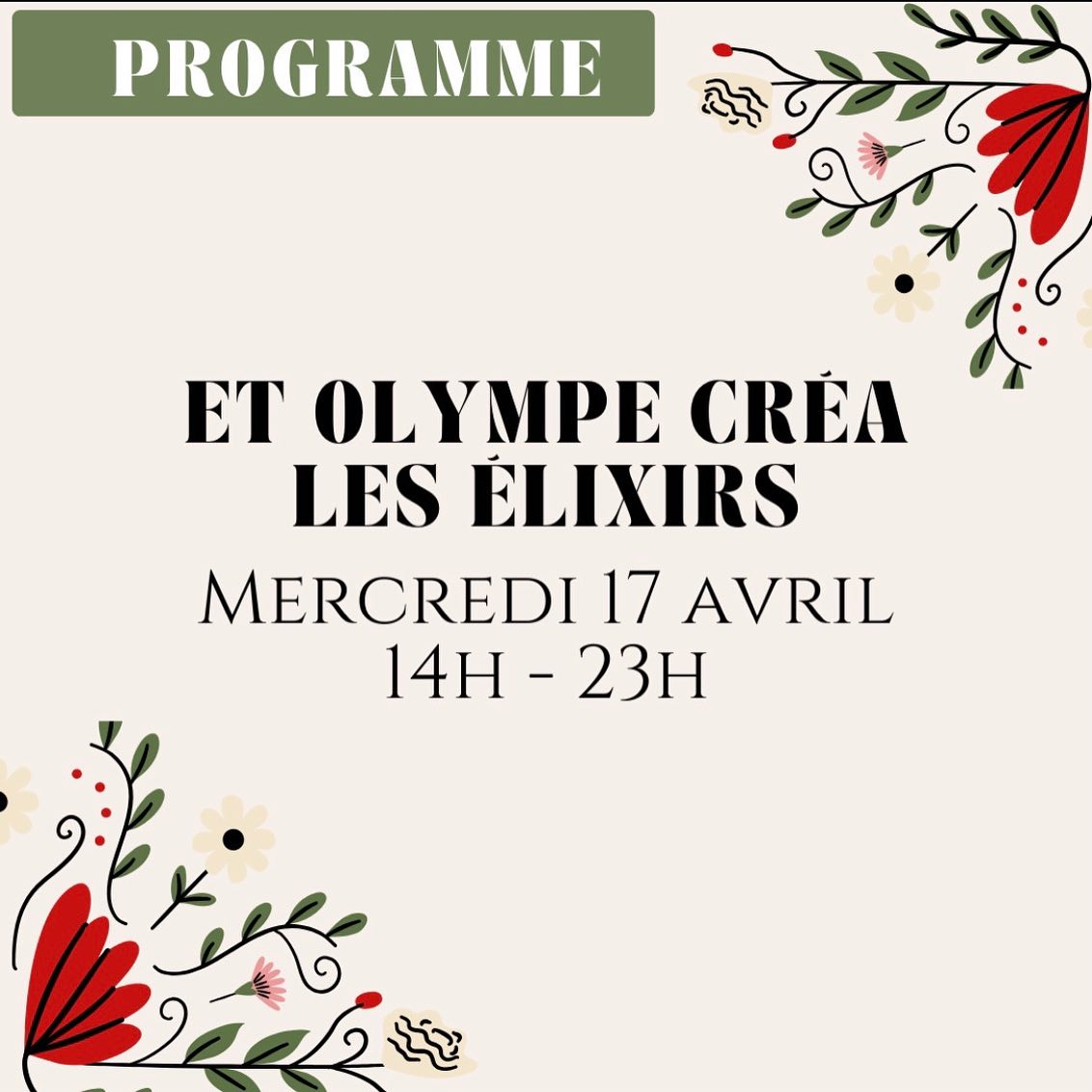 Événement organisé par @olympe_elixirs
Une équipe formidable autour des cosmétiques naturels et bio
#evenement #event #angers #cosmetiquenaturelle #cosmetiquebio #natyloecosmetics