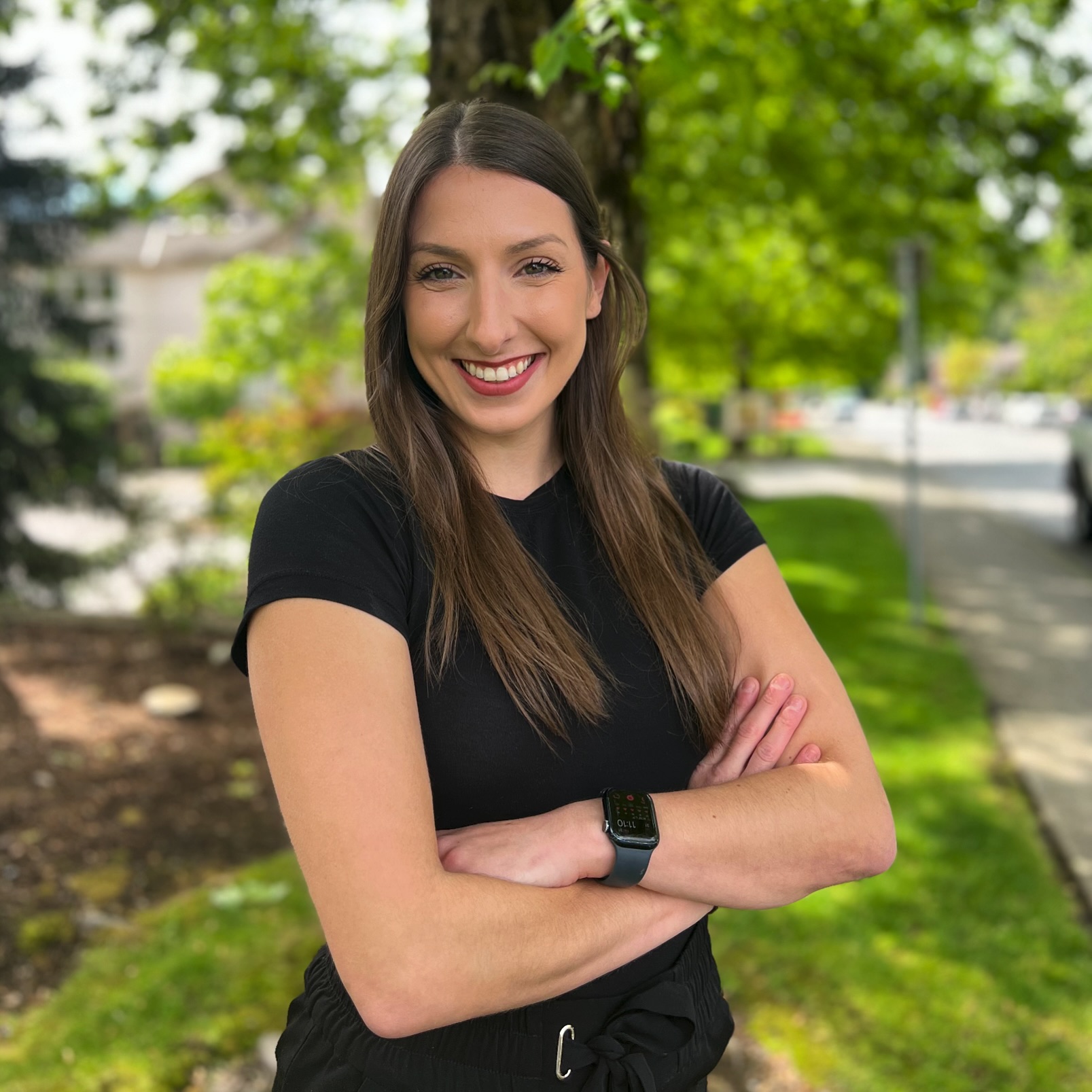 A formal introduction is long overdue for TCP’s Office Manager, Nicole Goddard!
With an extensive background in health, fitness, and rehabilitation, including double degrees in kinesiology and physiotherapy, Nicole has been eager to explore the administrative side of the therapy realm.
In her free time she can be found in the great outdoors, from biking and surfing through the summer to hitting the slopes in the winter 🏂