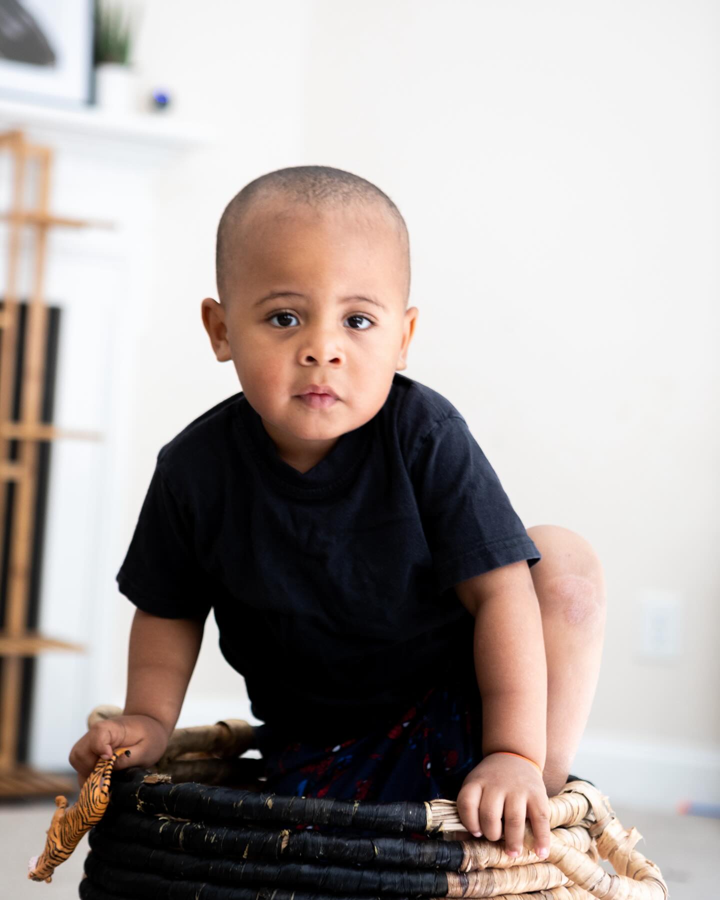 Look at my beautiful nephew-son Mr. Sekou Fela . Missing you already sweet boy. Isn’t he adorable?! 🥰 🤗