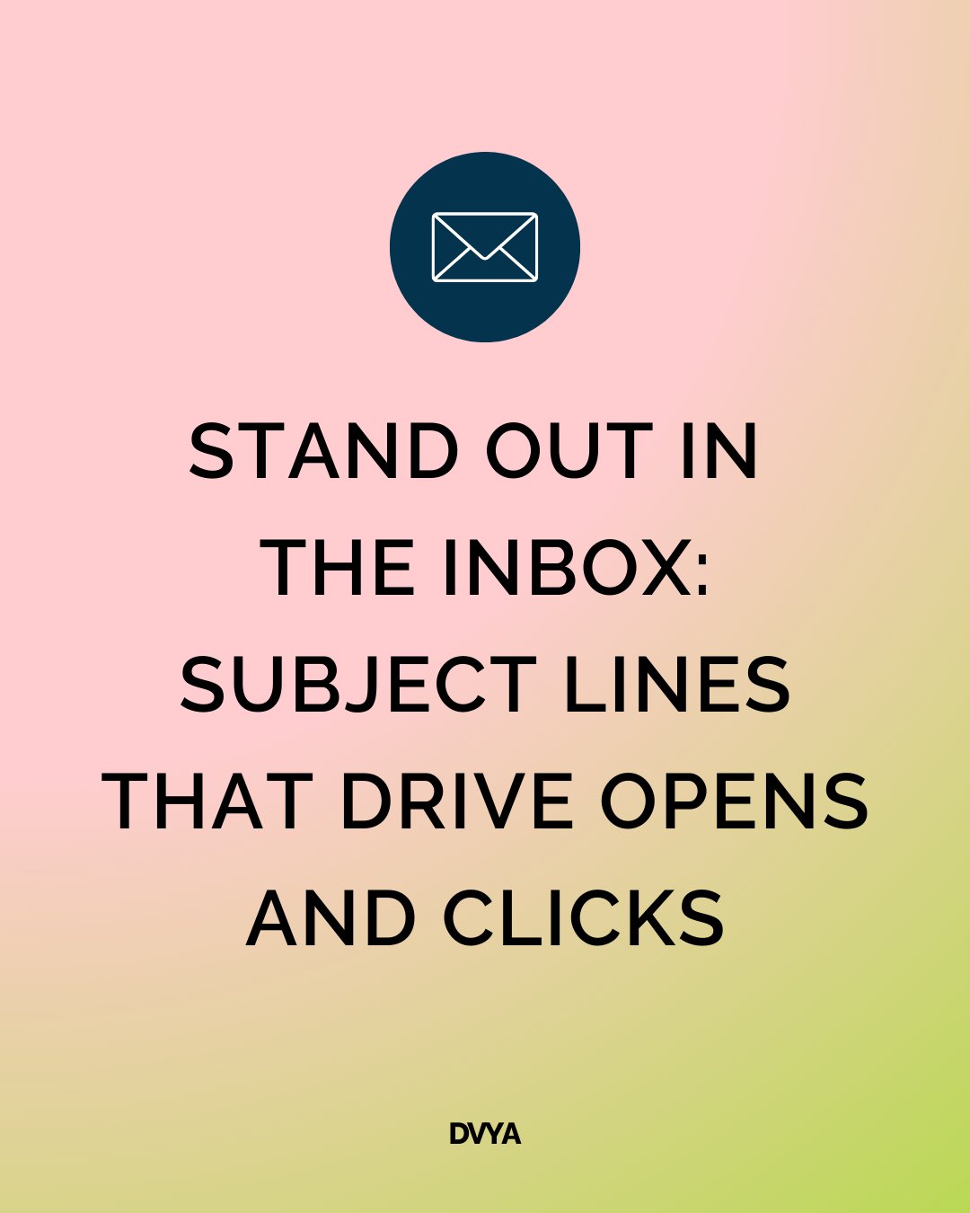 Email subject lines feeling lacklustre? I’ve got you covered! 👋
Swipe through for some dynamic tips that get your emails opened, read, and drive responses.
Want more for your toolkit?
Tap the link in our bio for the latest DVYA Diary entry with 200 standout email subject lines, organised for quick use.
Don’t forget to bookmark this as you’ll want to come back to it whenever you’re crafting that next perfect email! 💌
#dvya #marketing #digitalmarketing #digital #advertising #marketingstrategy #emailmarketing