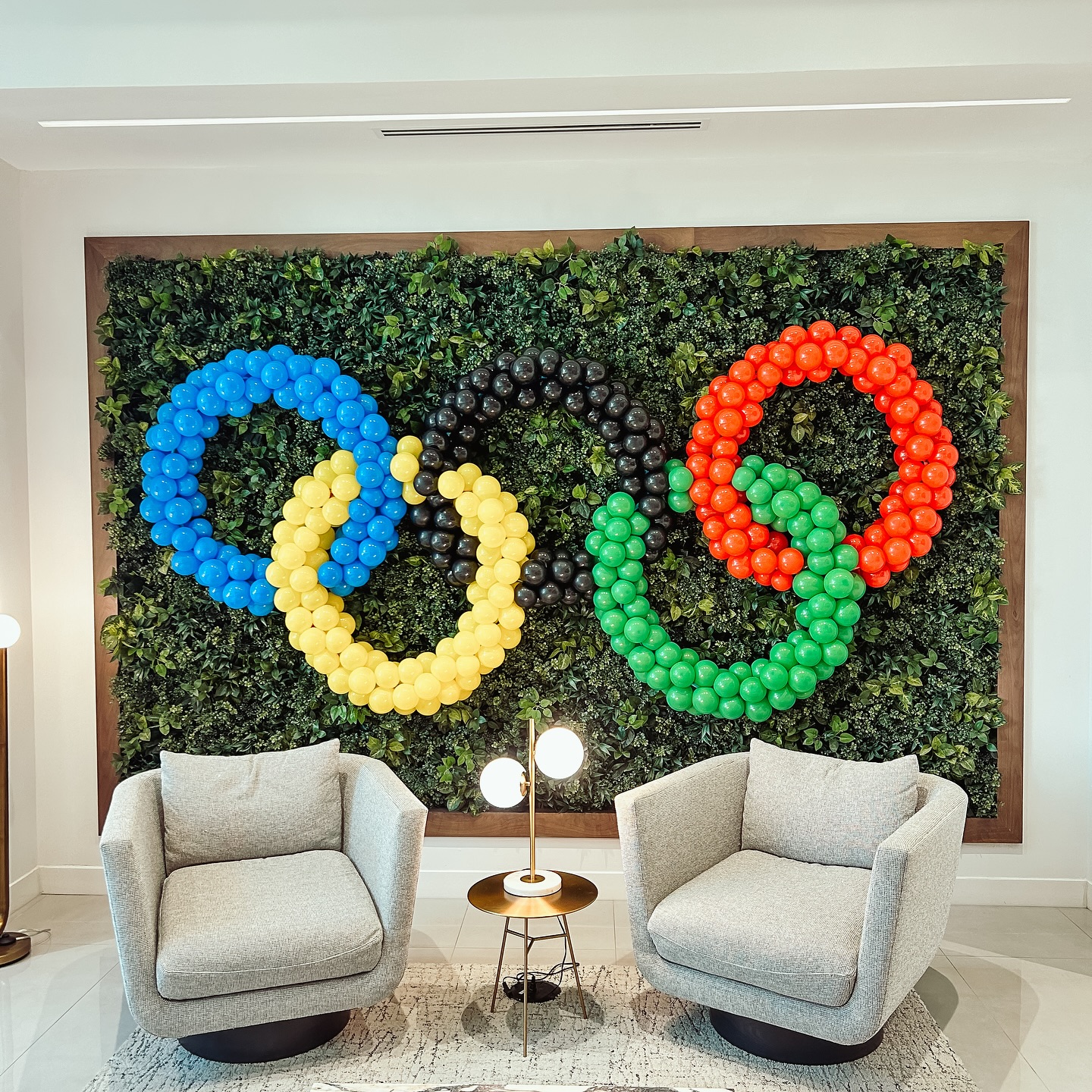 It’s a party in PARIS! 💙🖤❤️💛💚celebrating the games of the XXXIII Olympiad the best way we know how… DUH! SWIPE ➡️ to see what team we are rooting for and the 8foot MEDAL wall 🥇🥈🥉which is your fave?!