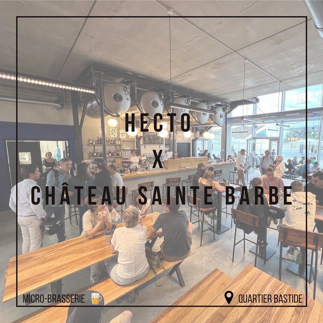 🍇🍷 Grande nouvelle ! Nos vins sont désormais disponibles chez Hecto, la nouvelle microbrasserie de la Bastide qui allie passion et savoir-faire. Venez découvrir nos cuvées dans ce cadre chaleureux et convivial 🥂
#hecto #microbrasserie #vin #bordeauxsuperieur #bordeauxmaville #girondetourisme #winelover #redwine #bienvenuechezlesbordeaux