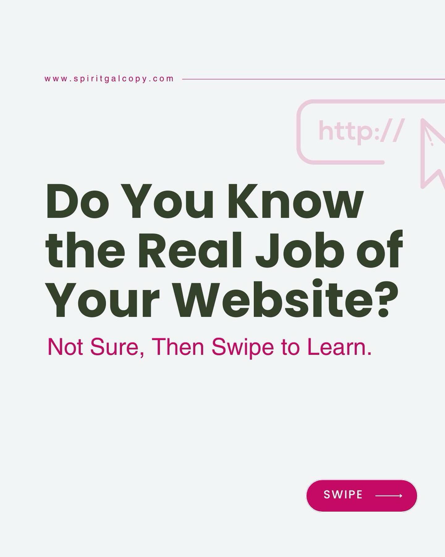 Educational content is my favourite! Seriously, I think about 90% of what I’ve saved on here consists of carousels teaching me something 🤩🤩
So, I thought, why not create one for you? This carousel is filled with valuable theory to help you understand the true purpose of your website.
Here’s the shocking fact: 88% of online visitors are unlikely to return after a bad experience. 🤯
So be sure to save and share this, so you can check and ensure that your website is performing its job effectively!
#marketingforwellness #marketingforyourbusiness #marketingforfemaleentrepreneurs #copywritersofinstagram #femaleentrepreneurship #femalefounders #onlinebusinesstips #websitecopywriter #websitetips #freelancingfemales #marketingtools #yogateachers #holistichealthcoach #manifestingcoach #spiritualmarketing #growthmindset #keeplearningkeepgrowing