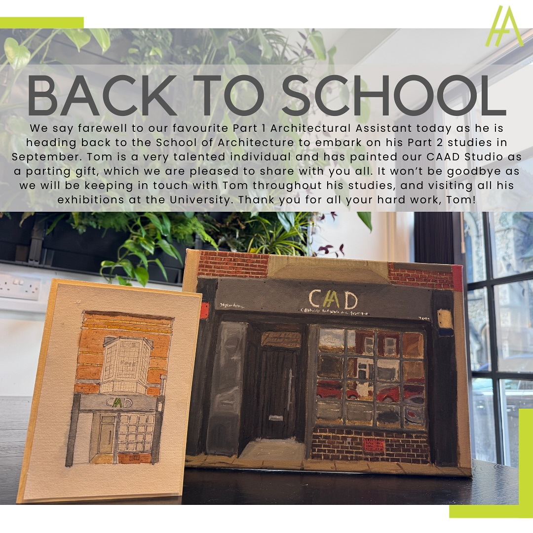 Farewell, Tom 👋🏻 #caad #caadltd #schoolofarchitecture @tadamsarch