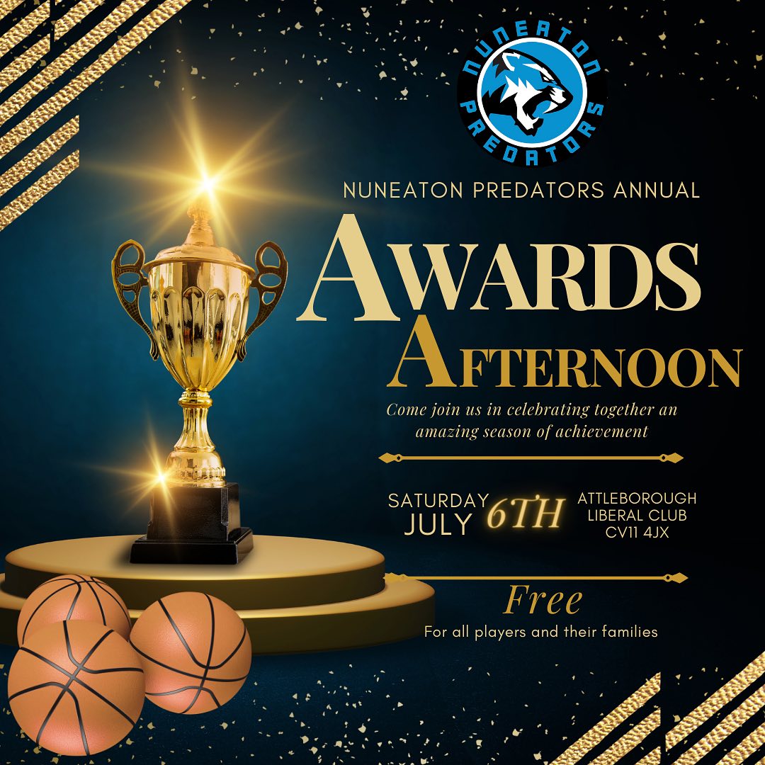 We are excited to announce our End of Season Awards Afternoon to celebrate all the achievements of the past season. Looking forward to seeing everyone there 🏆 #letsgopreds #partofthepride