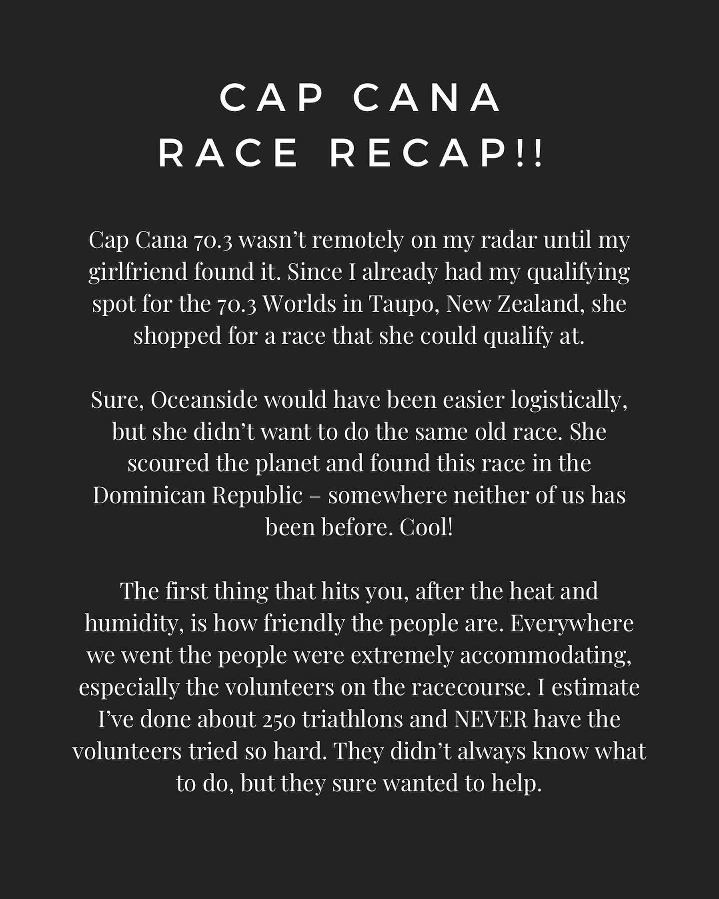 Cap Cana Race Recap!
#703 #ironman #ironman703 #tri #triathlon #triathlete #tricoach #triathletes #tri703 #capcana #racerecap