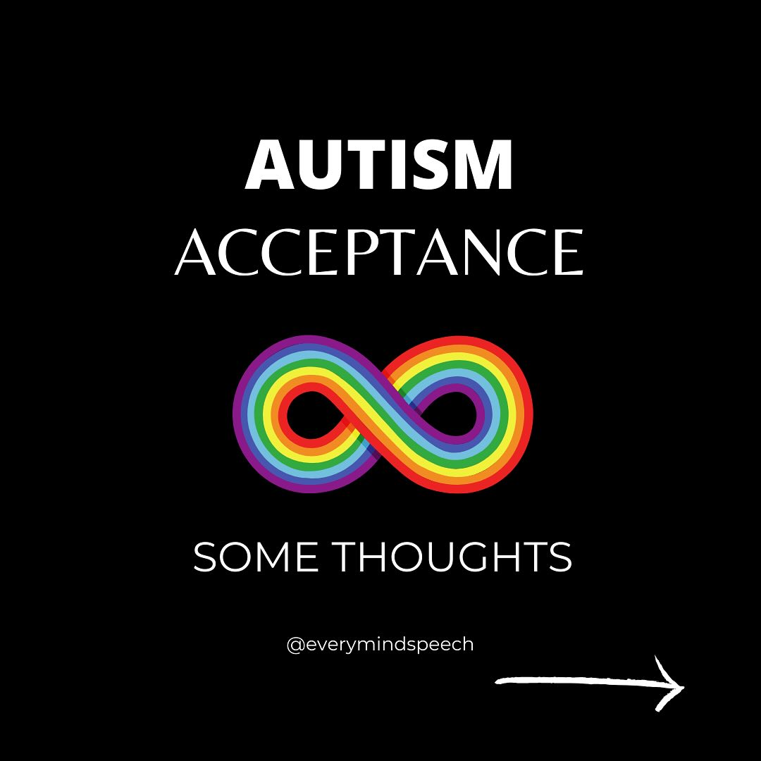 April. Autism Acceptance Month. Thoughts ⬆️
Autistic brains are not disordered versions of Neurotypical brains.
Whose autistic voice have you
HEARD
VALIDATED
ACCEPTED
APPRECIATED
VALUED
CONSIDERED
CELEBRATED
SUPPORTED
today?
👇👇👇
@autistictyping
@speechologist
@toren.wolf
@making.sense.of.autism
@neurodivergent_lou
@chloeshayden
@neurowild_
@temple_grandin
@drdevonprice
@biancatoeps
🧠🗣️♾️
#autismacceptancemonth #neurodiversity #speechlanguagepathology #autistic