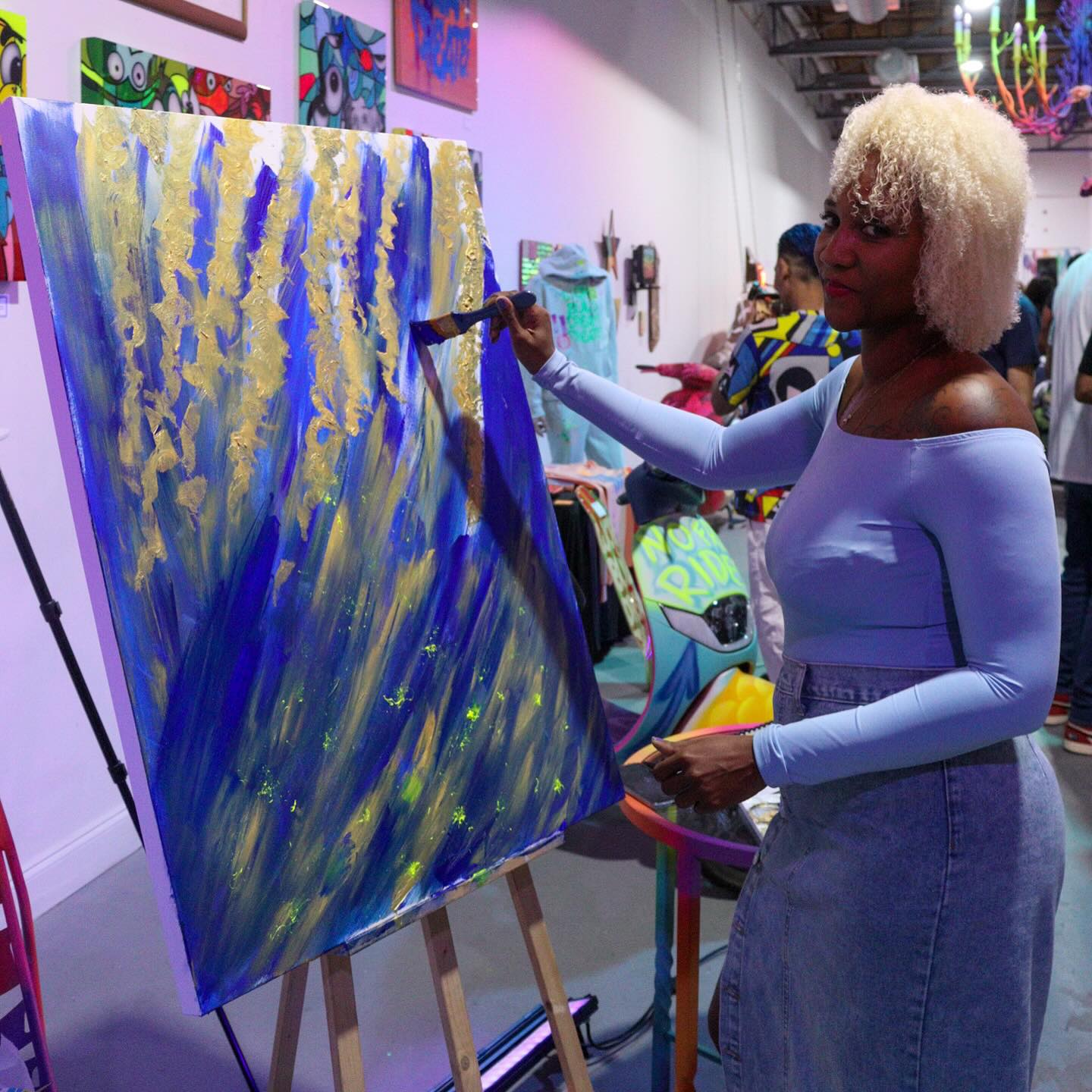 “I found I could say things with color and shapes that I couldn’t say any other way - things I had no words for.